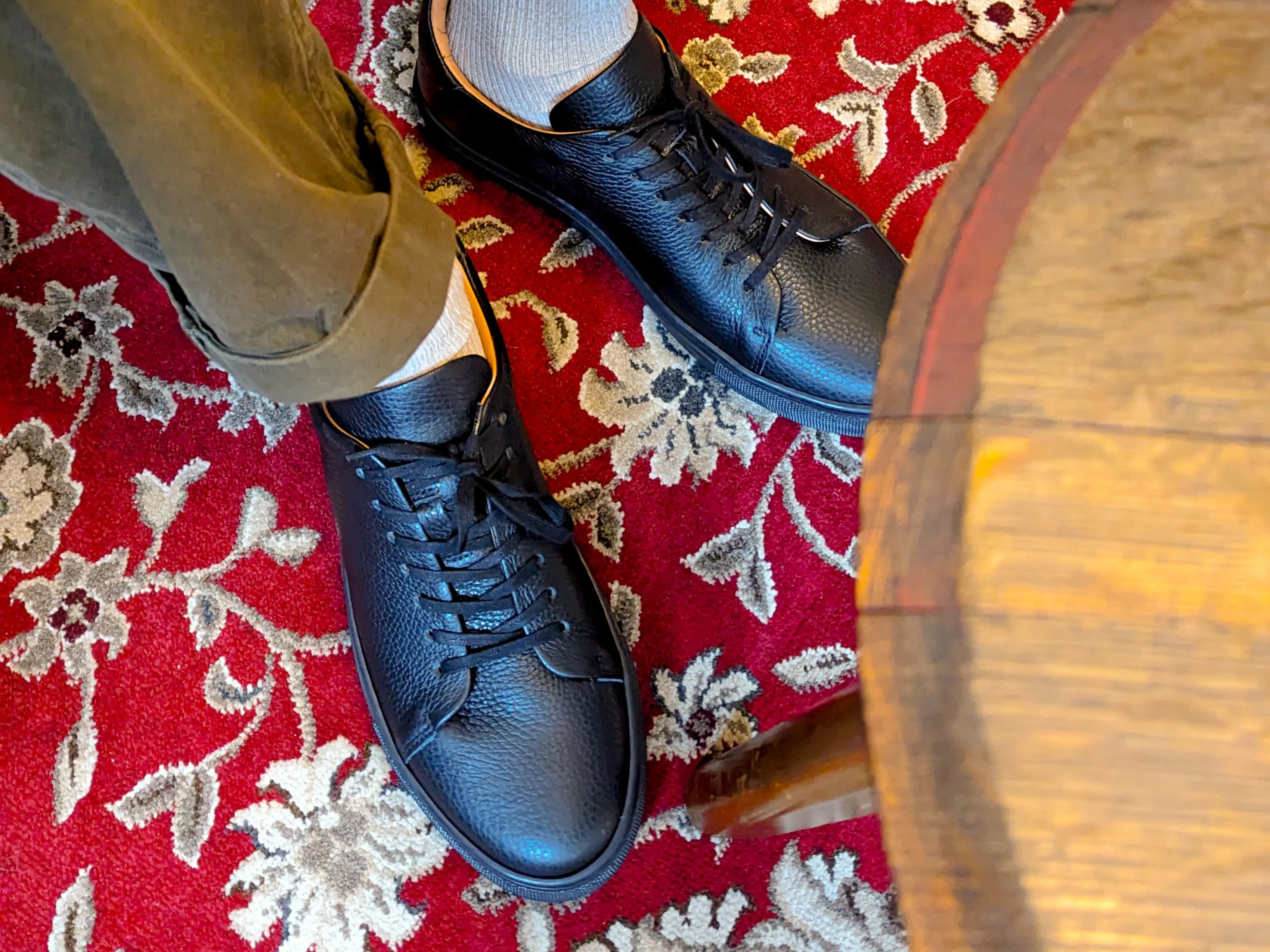 The Mellor II Sneaker - Mastrotto Adria Black Leather sold by GORAL product image thumbnail 3