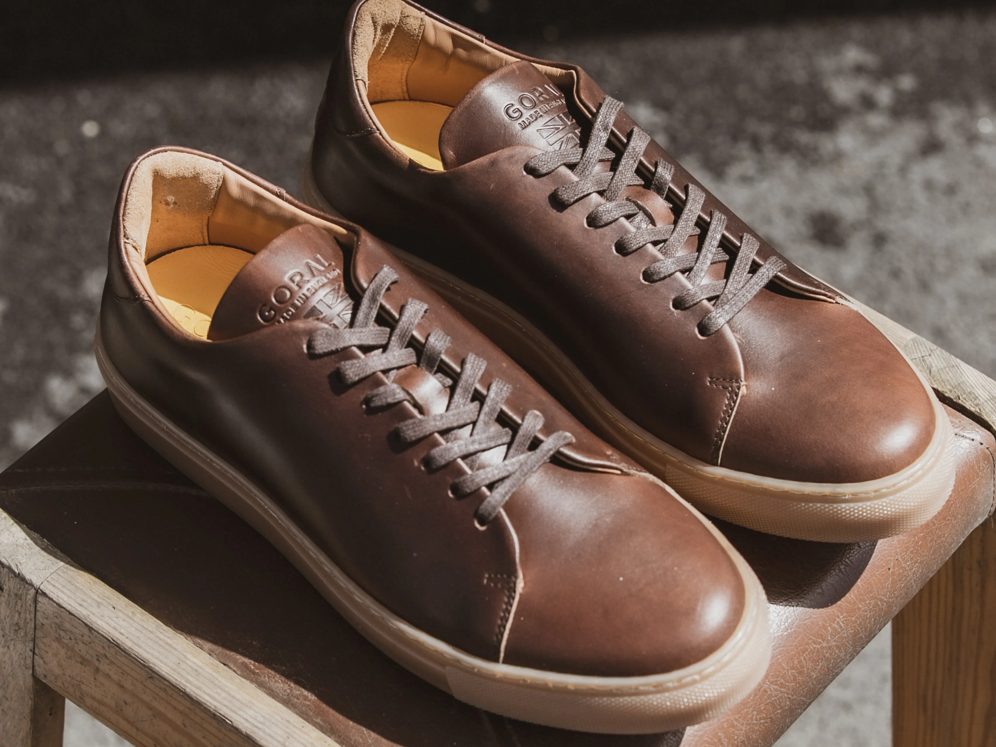 The Mellor II Sneaker - Horween Dark Brown Leather (Womens) sold by GORAL product image thumbnail 3