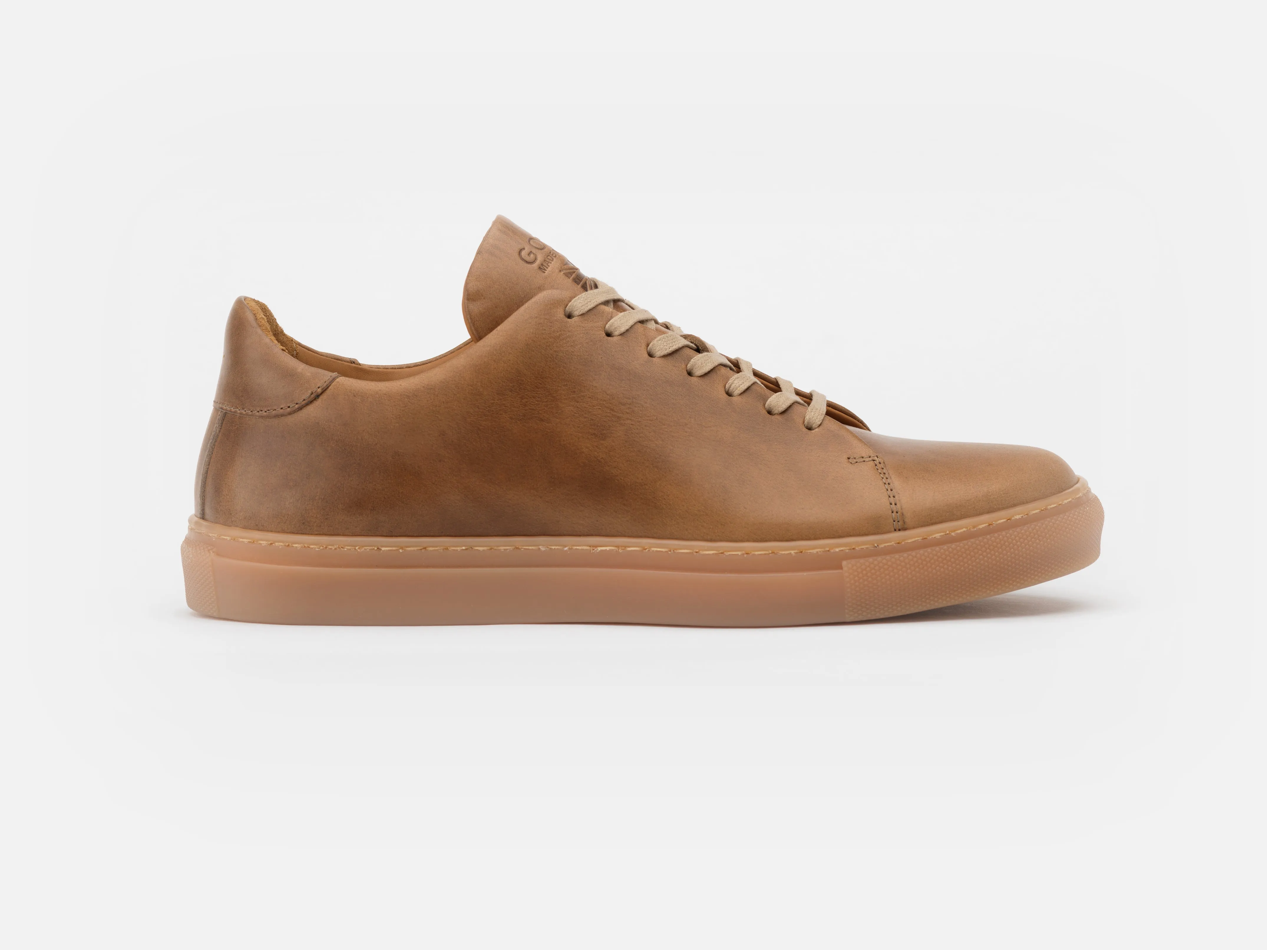 The Mellor II Sneaker - Horween Natural Leather Ready To Ship sold by GORAL