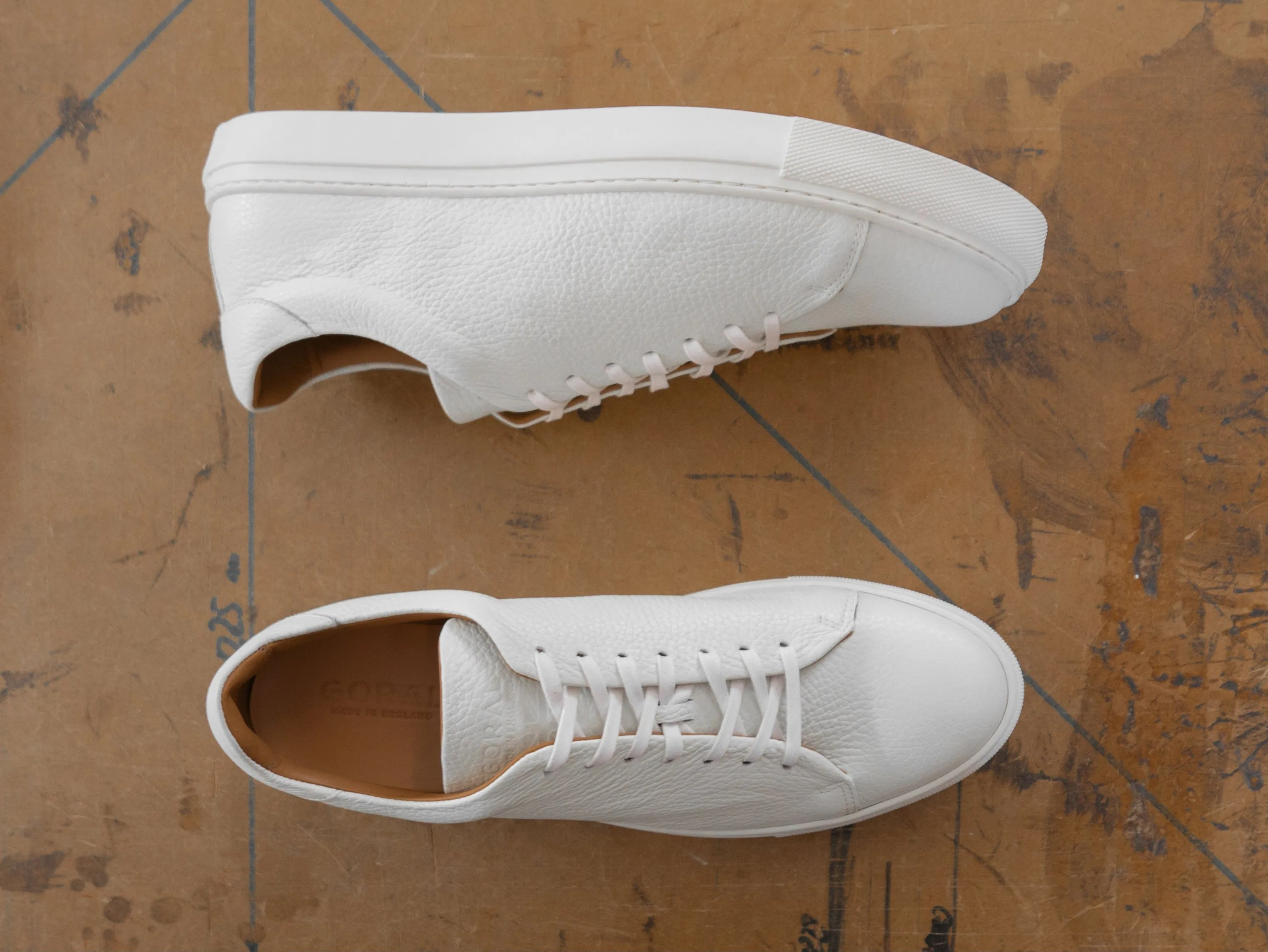 The Mellor II Sneaker - Mastrotto Adria Bianco Leather sold by GORAL product image thumbnail 3