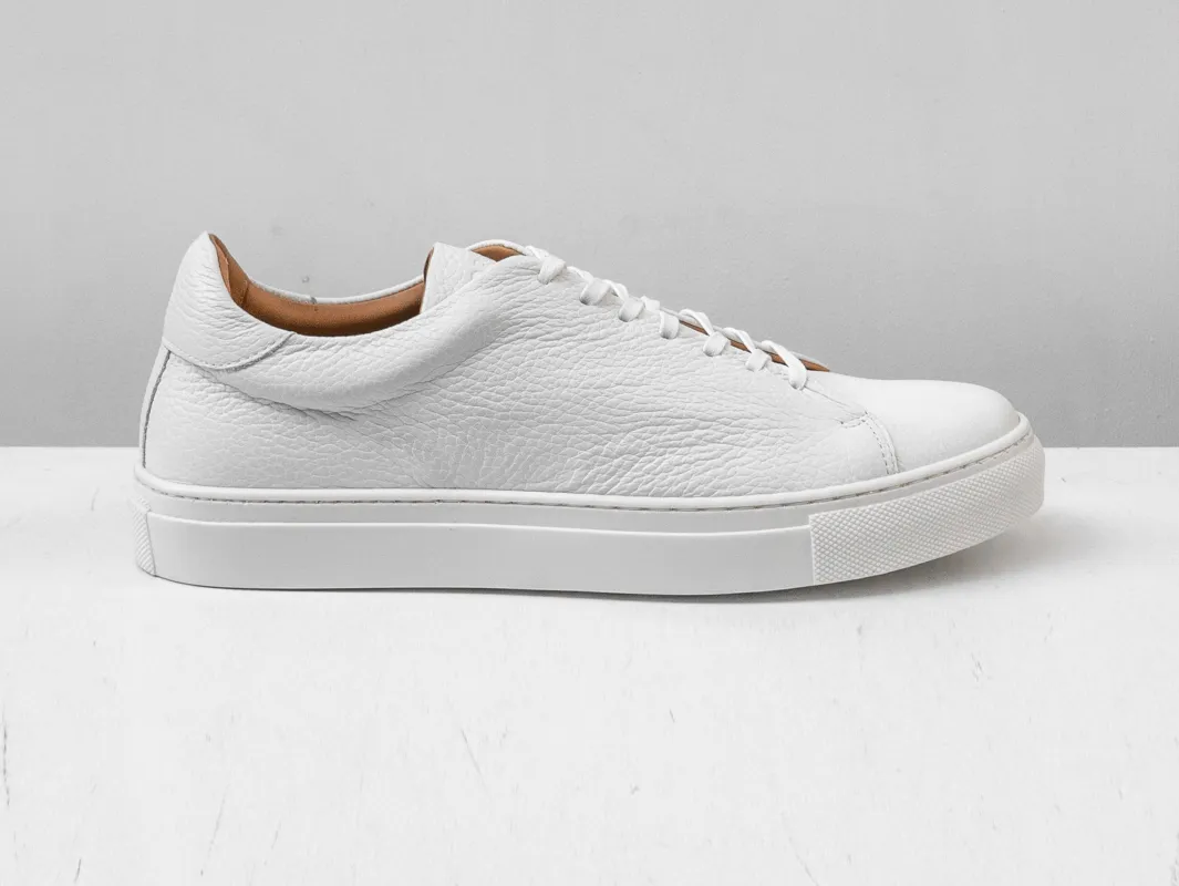 The Mellor II Sneaker - Mastrotto Adria Bianco Leather sold by GORAL