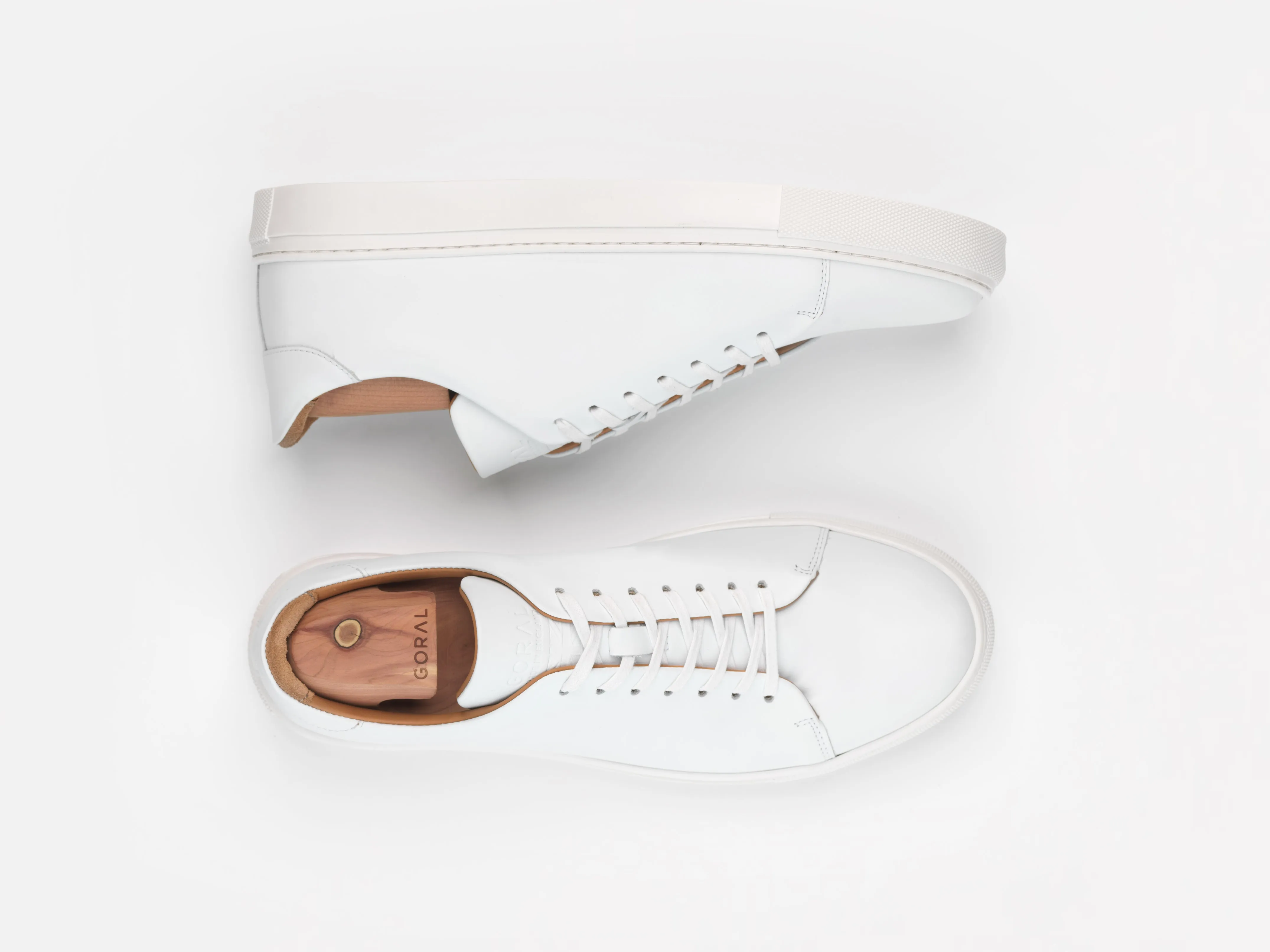 The Mellor II Sneakers - Calfskin Nappa White Leather sold by GORAL product image thumbnail 4