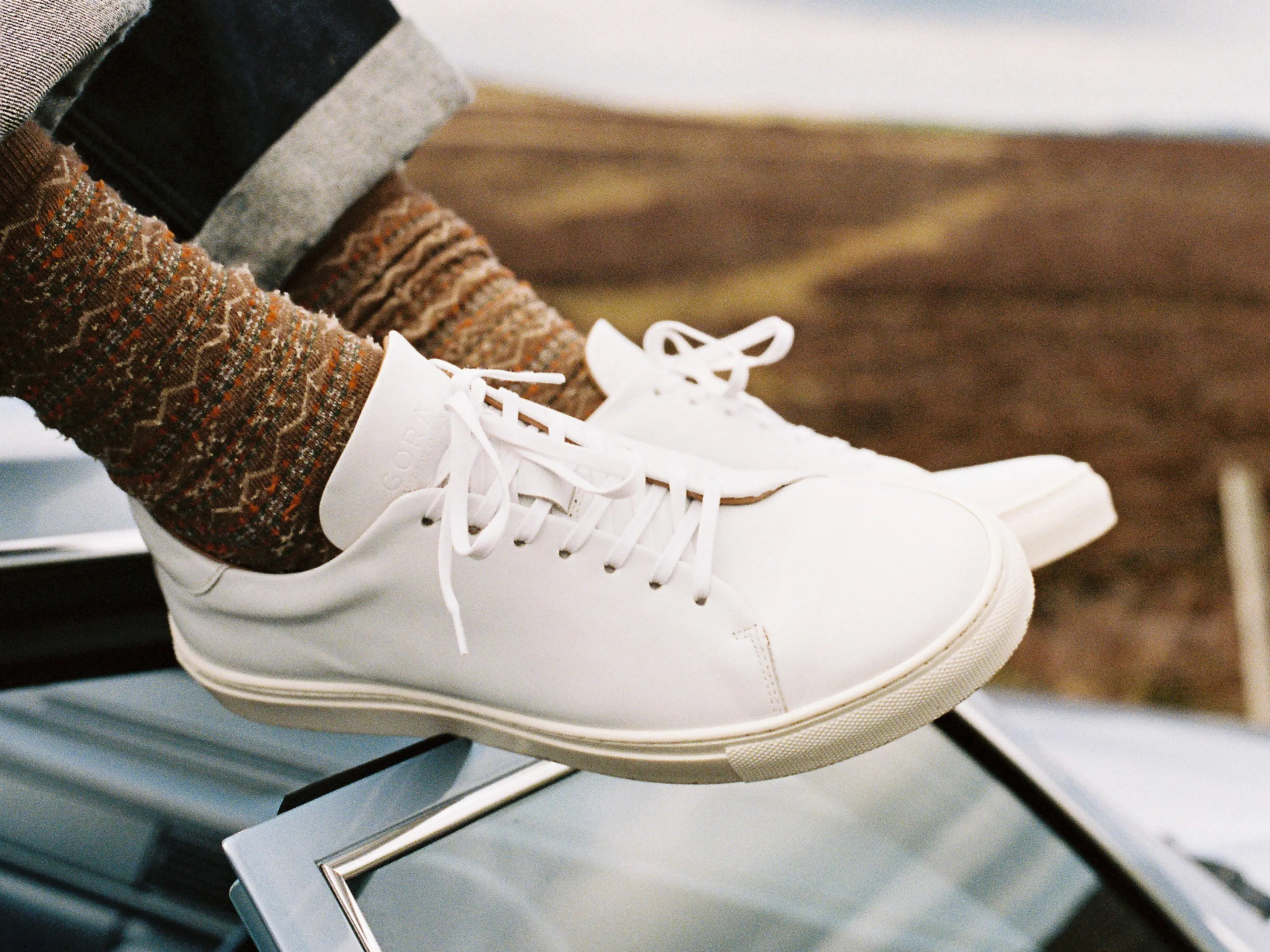 The Mellor II Sneakers - Calfskin Nappa White Leather sold by GORAL product image thumbnail 3