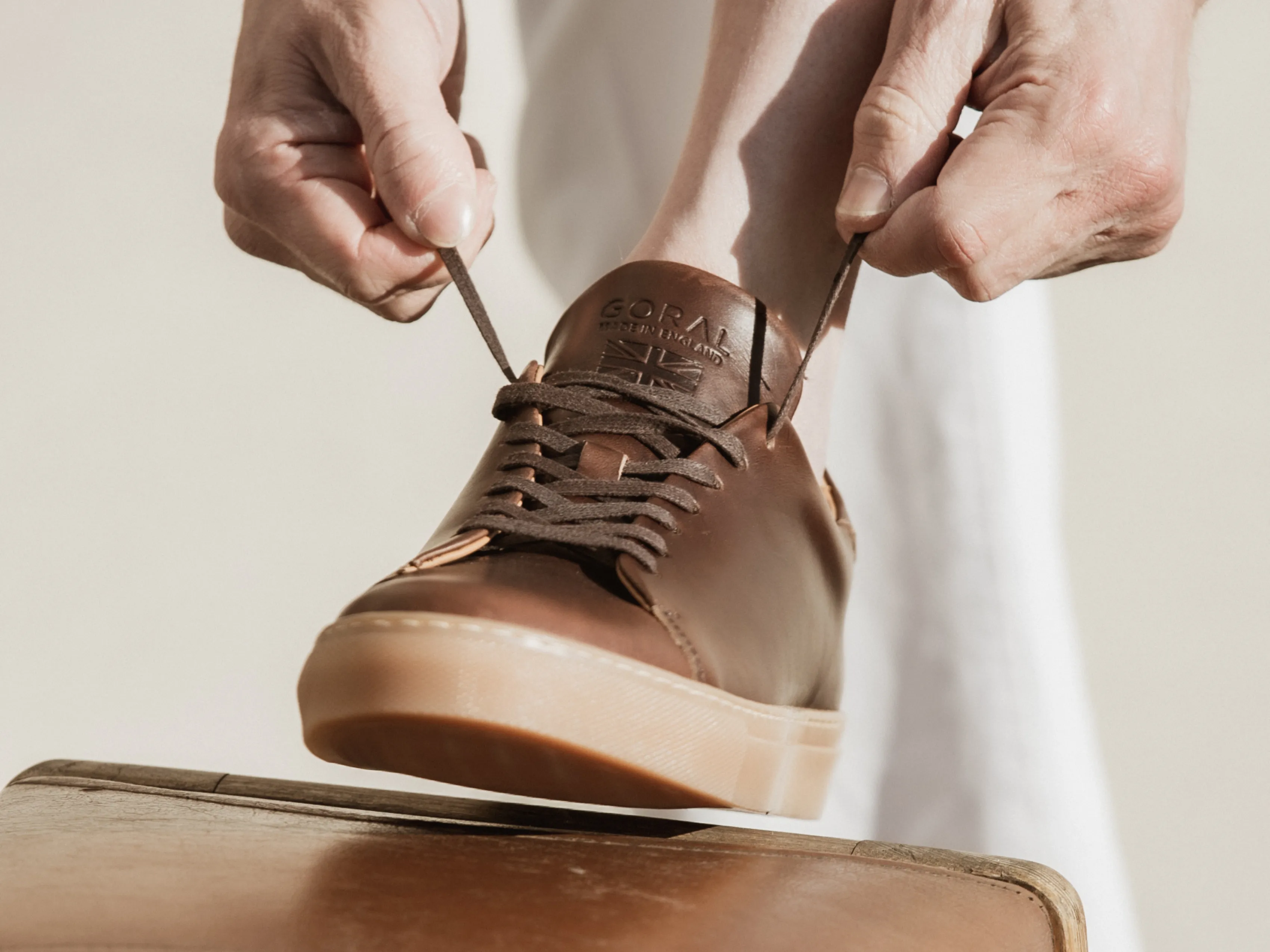 The Mellor II Sneaker - Horween Dark Brown Leather sold by GORAL product image thumbnail 2