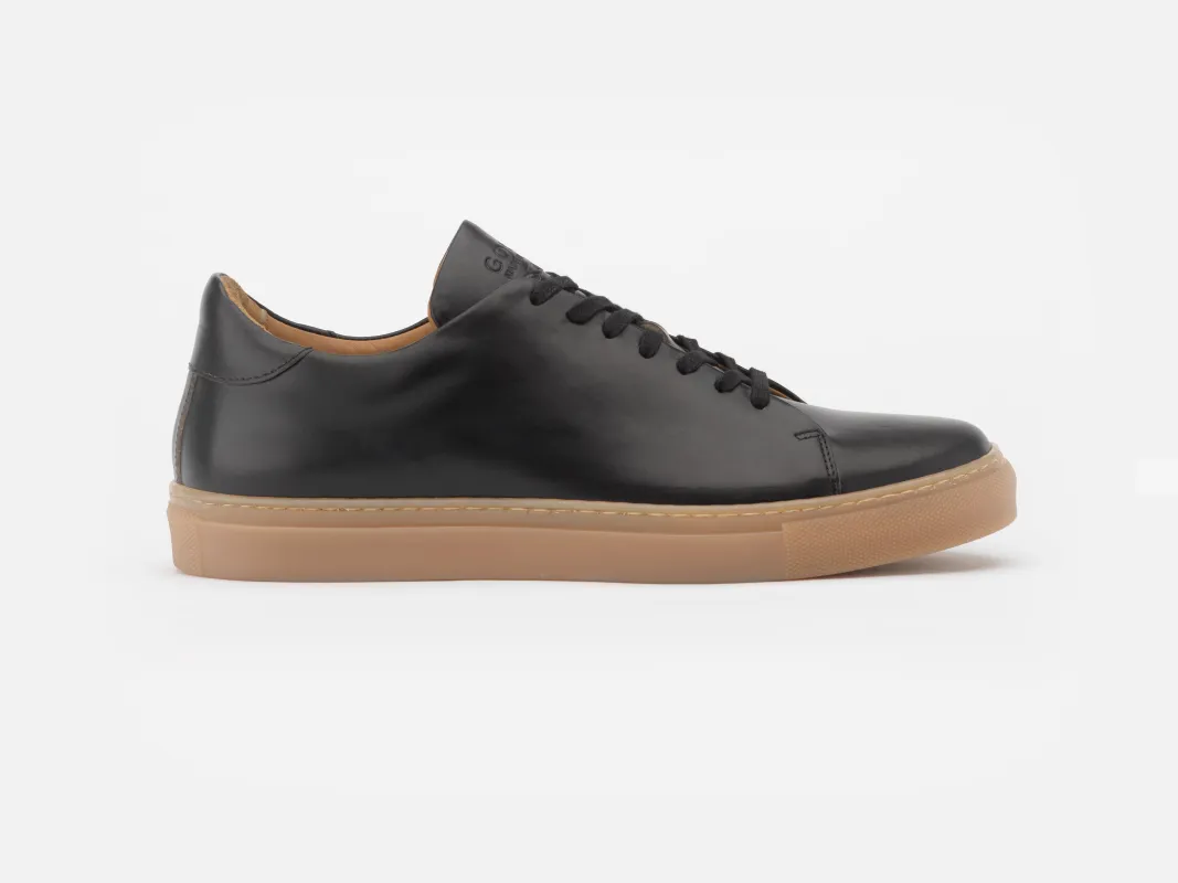 The Mellor II Sneaker - Horween Black Leather sold by GORAL