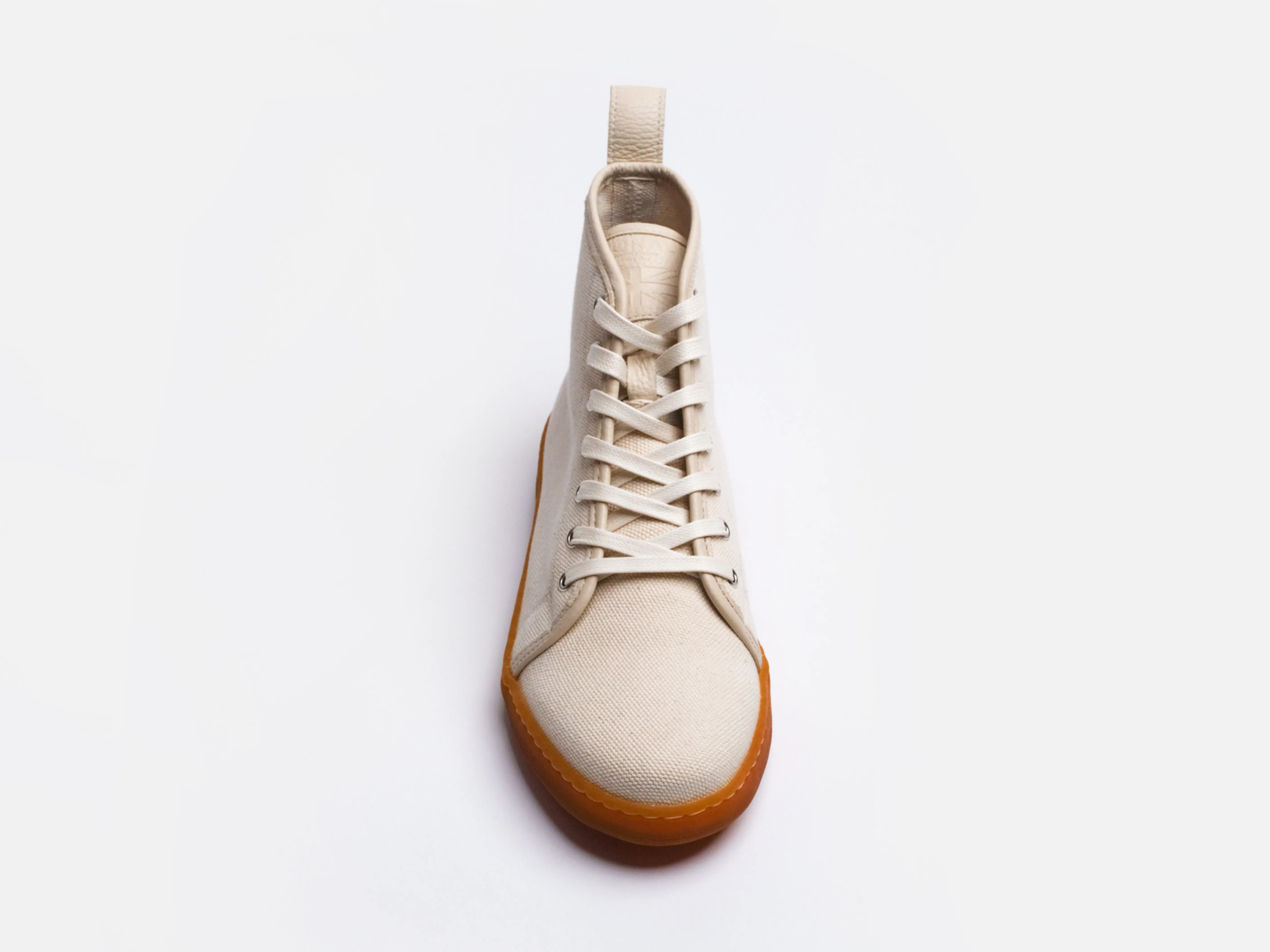 Rose Anvil X GORAL SMUGS High Top Sneaker 2.0 - Canvas Sock Eater Lactae Hevea PRE-ORDER (Womens) sold by GORAL product image thumbnail 5