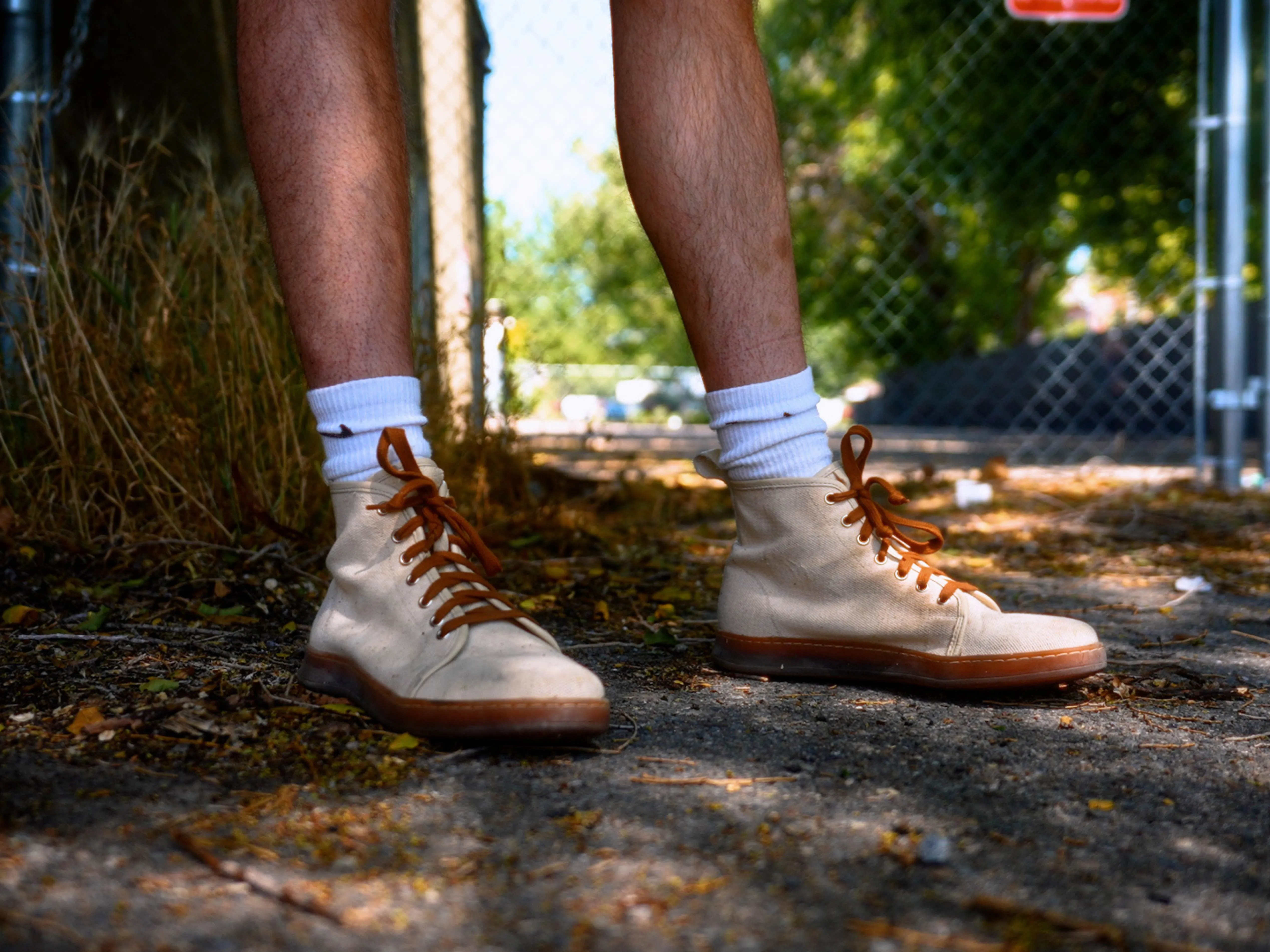 Rose Anvil X GORAL SMUGS High Top Sneaker 2.0 - Canvas Sock Eater Lactae Hevea PRE-ORDER sold by GORAL product image thumbnail 3