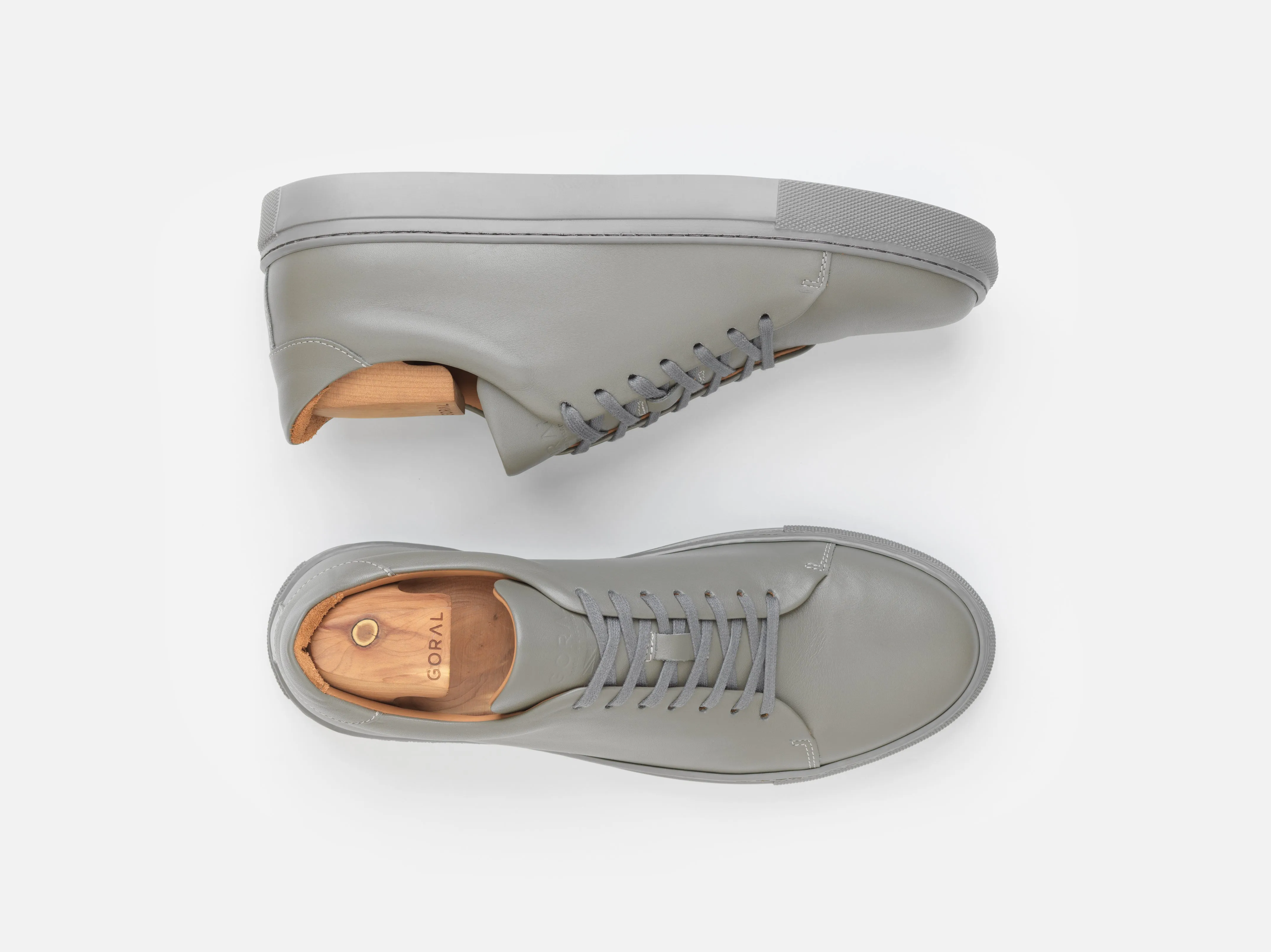 The Mellor II Sneaker - Tonal Grey Leather sold by GORAL product image thumbnail 2