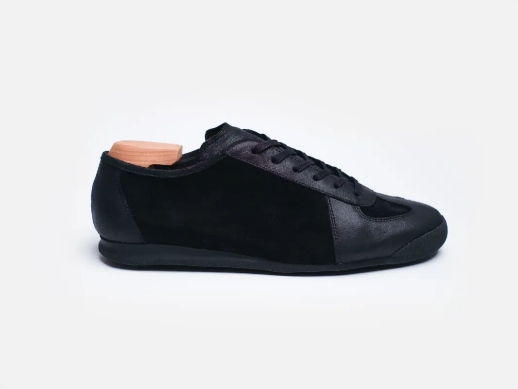 The Roma - Opera Go Rain Nero Leather Low Top GAT Sneaker sold by GORAL