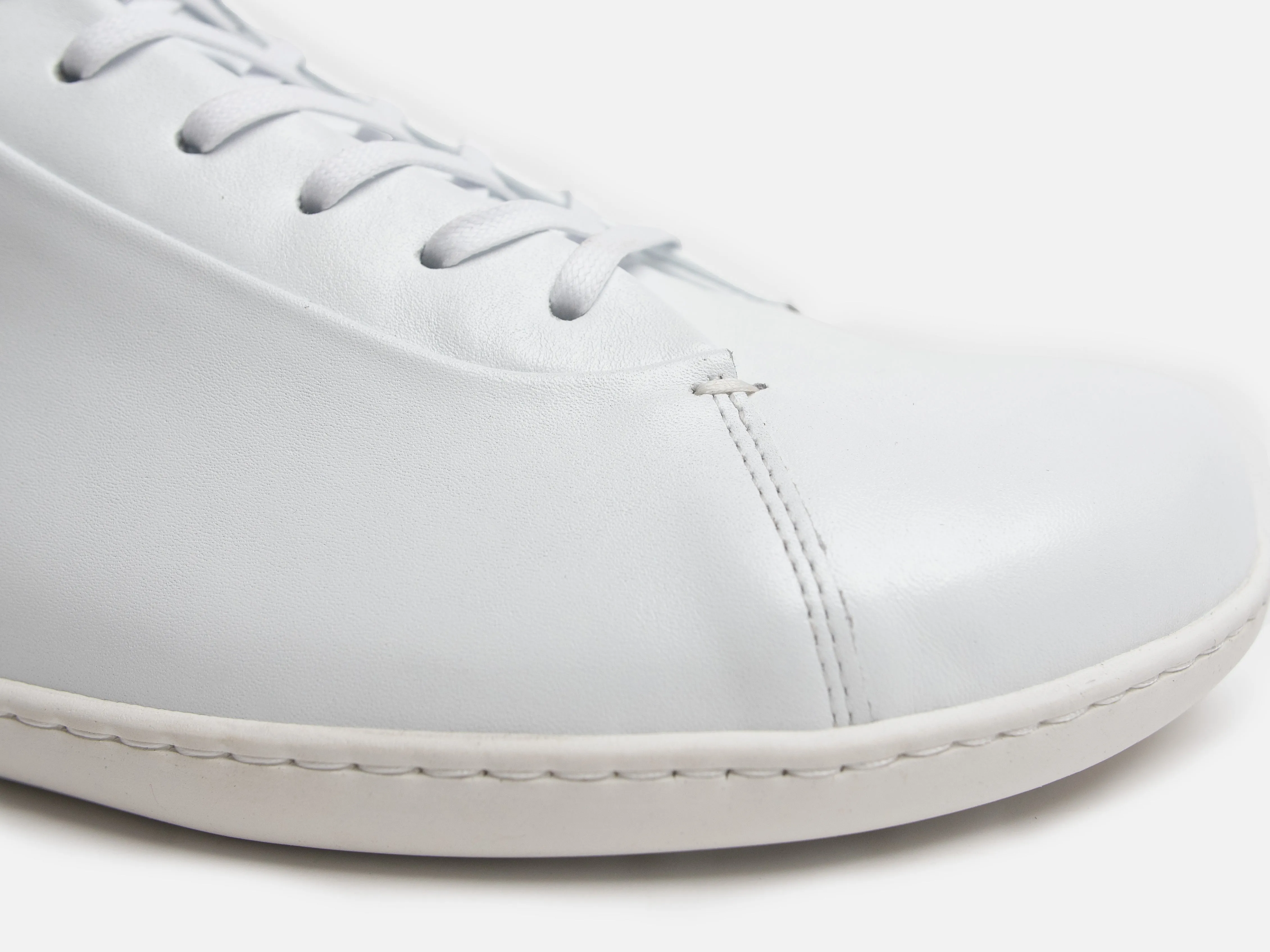 Rose Anvil X GORAL SMUGS Barefoot High Top White Calfskin Leather Sneaker PRE-ORDER sold by GORAL product image thumbnail 5