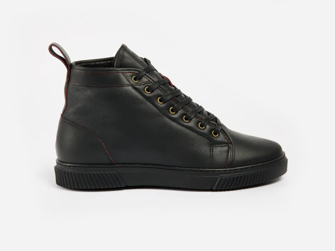 MUGGS Rose Anvil x GORAL 2.0 High Top Shearling Sneakers - Blood Core Leather Winter Sole PRE-ORDER made by GORAL