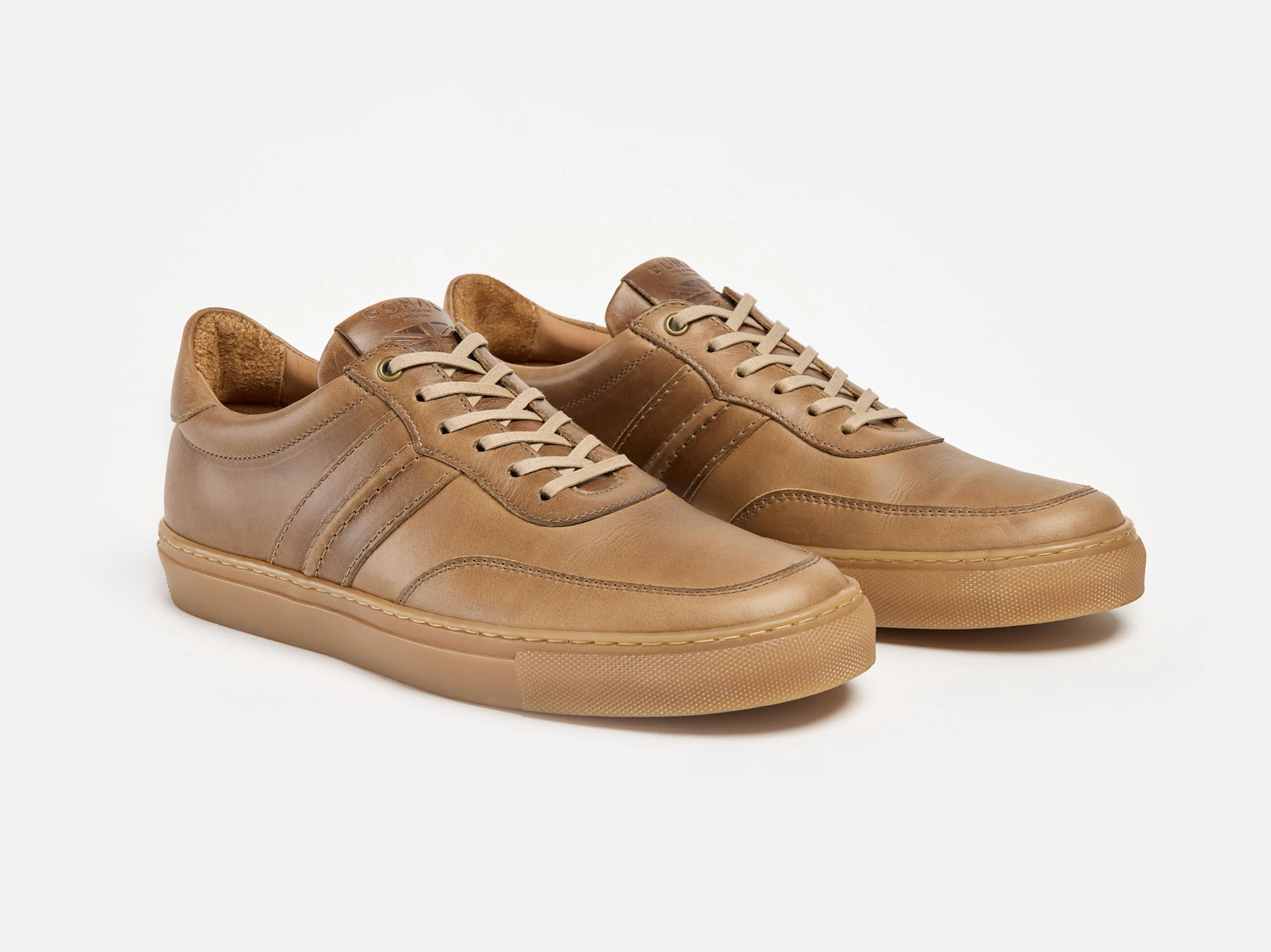 The Boulsover Low Top Sneakers - Horween Chromexcel Natural Brown Leather sold by GORAL product image thumbnail 4