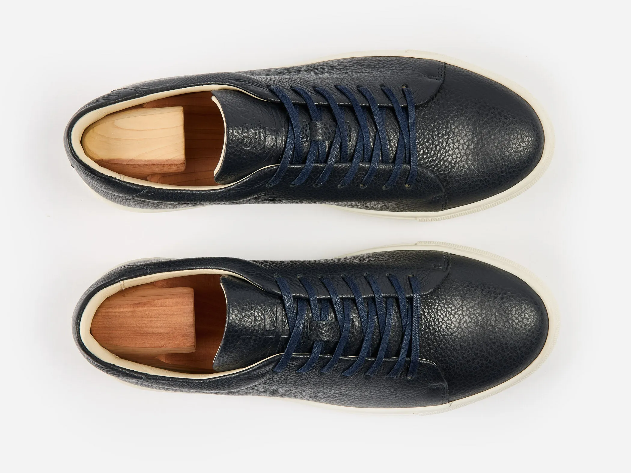 The Mellor II Sneaker - Mastrotto Adria Navy Leather - Ready To Ship sold by GORAL product image thumbnail 3