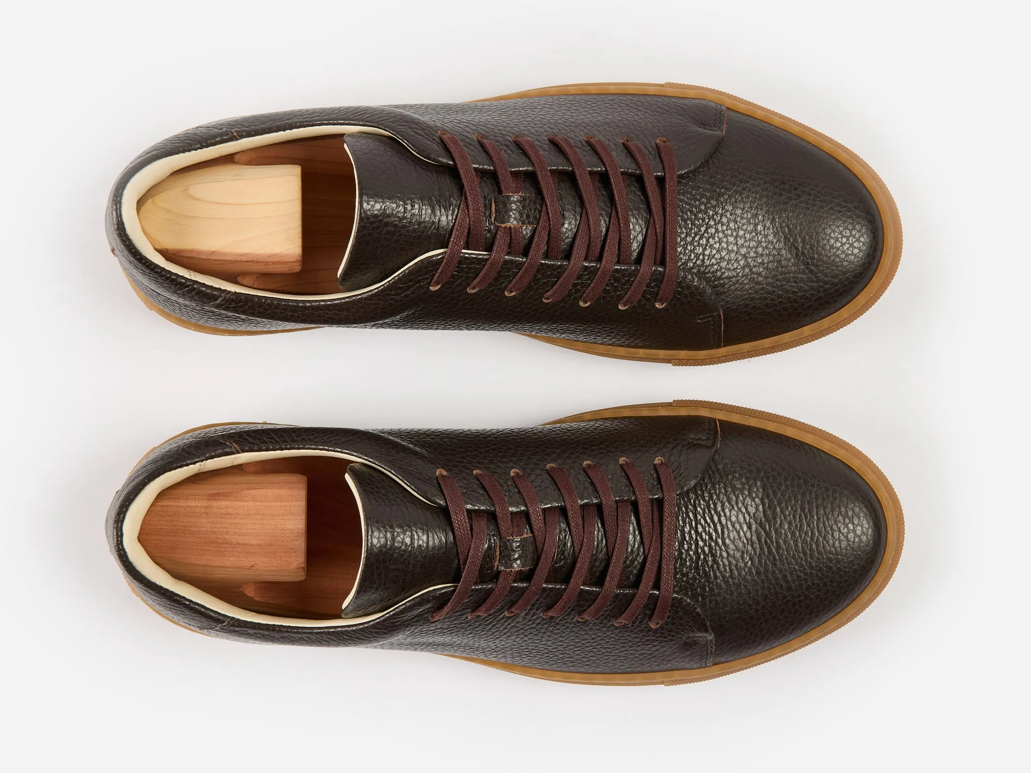 The Mellor II Sneaker - Mastrotto Adria Chocolate Leather - Ready To Ship sold by GORAL product image thumbnail 3