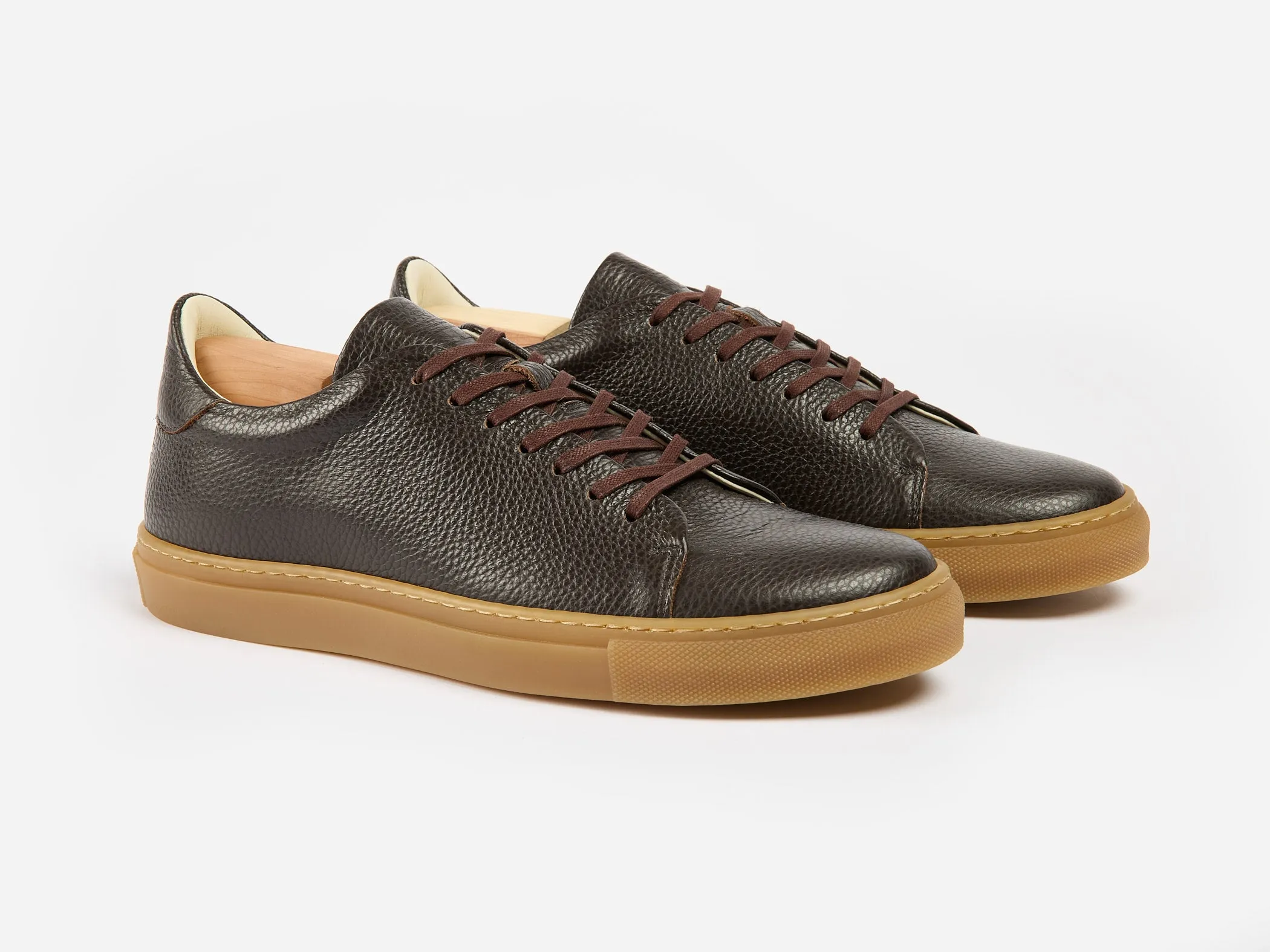 The Mellor II Sneaker - Mastrotto Adria Chocolate Leather - Ready To Ship sold by GORAL product image thumbnail 4