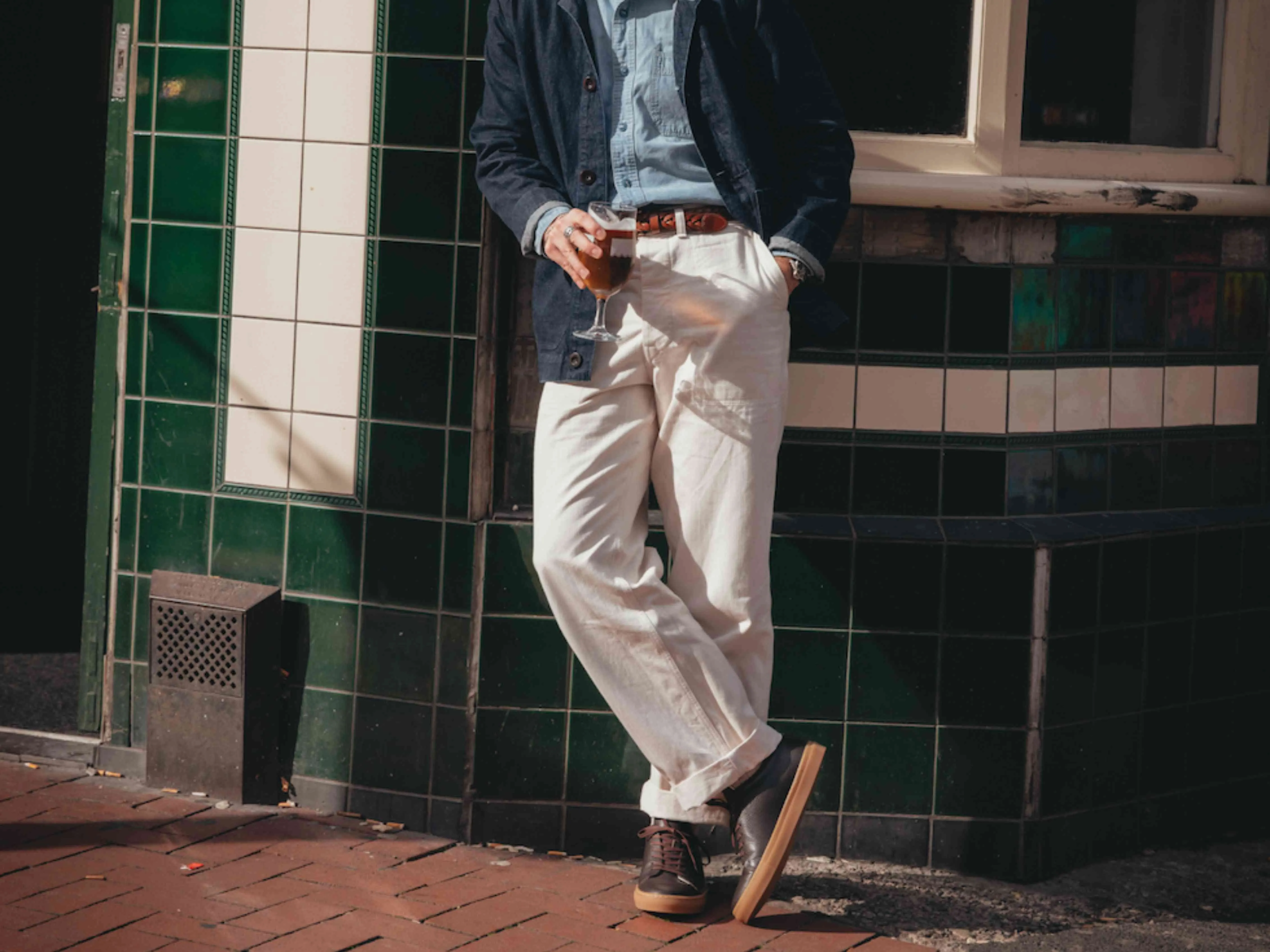 The Mellor II Sneaker - Mastrotto Adria Chocolate Leather - Ready To Ship sold by GORAL product image thumbnail 2