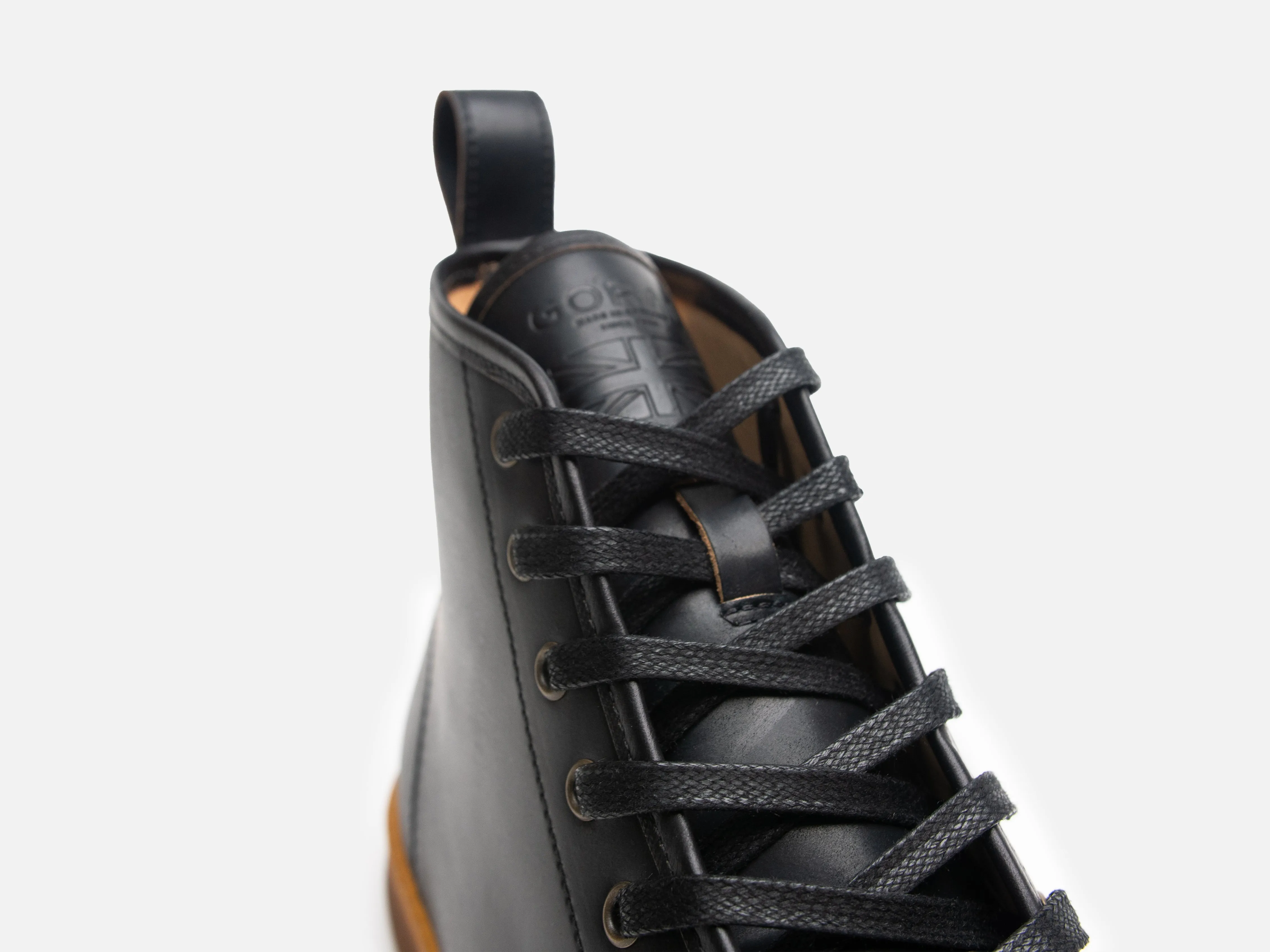 Rose Anvil X GORAL SMUGS High Top Sneaker 2.0 - Shell Cordovan Black sold by GORAL product image thumbnail 5
