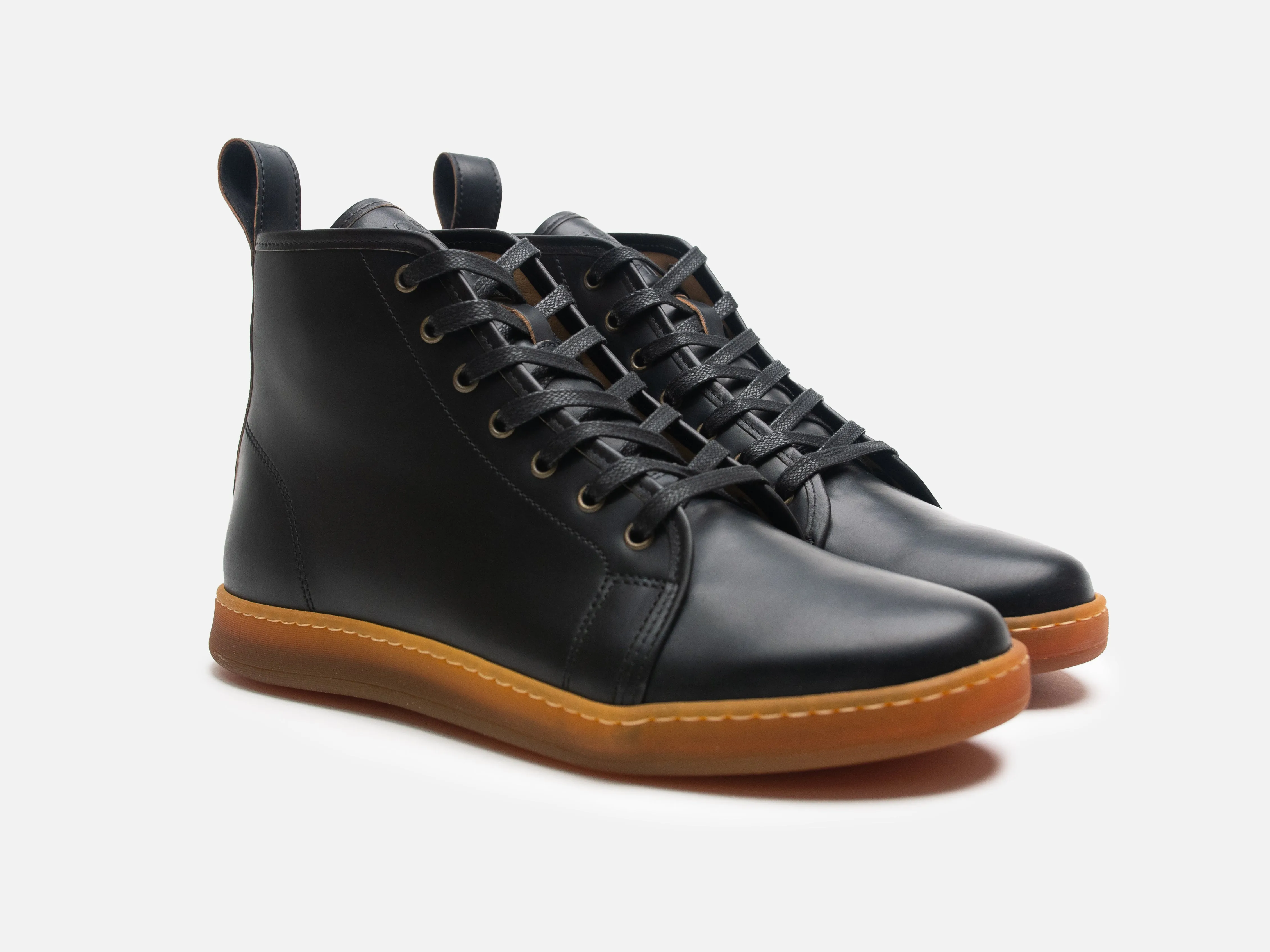 Rose Anvil X GORAL SMUGS High Top Sneaker 2.0 - Shell Cordovan Black sold by GORAL product image thumbnail 2