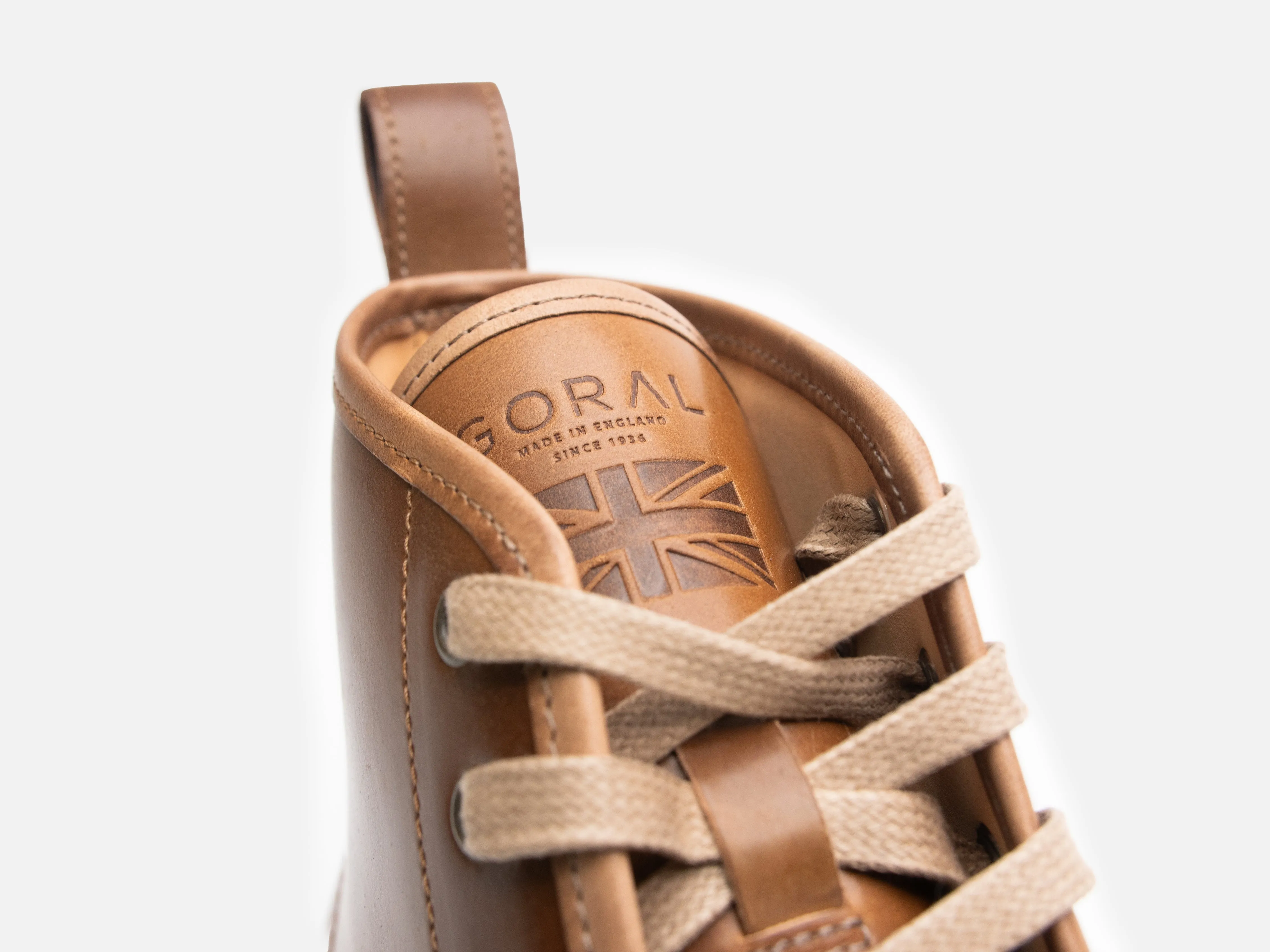 Rose Anvil X GORAL SMUGS High Top Sneaker 2.0 - Shell Cordovan Bourbon sold by GORAL product image thumbnail 4