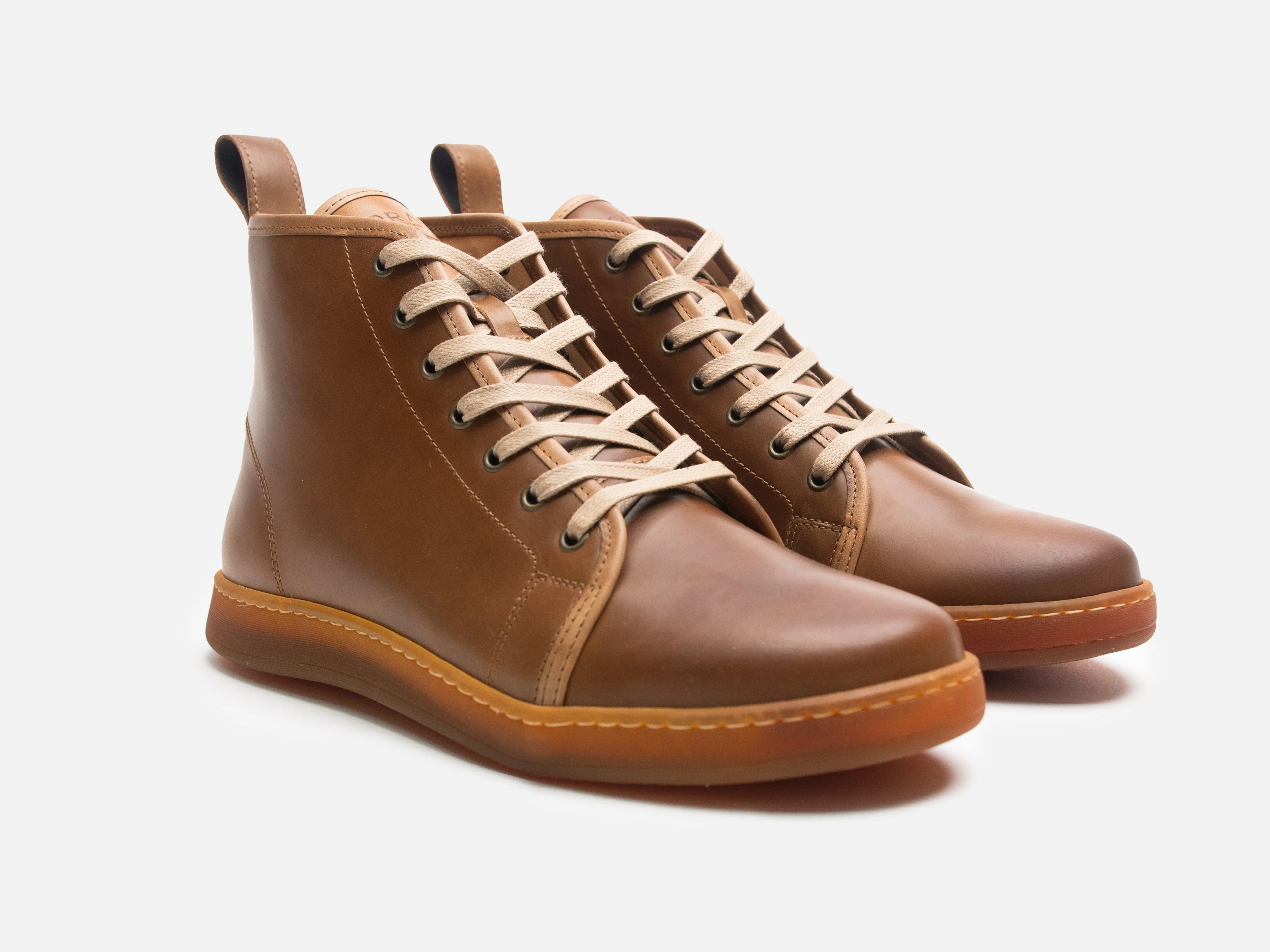 Rose Anvil X GORAL SMUGS High Top Sneaker 2.0 - Shell Cordovan Bourbon sold by GORAL product image thumbnail 2