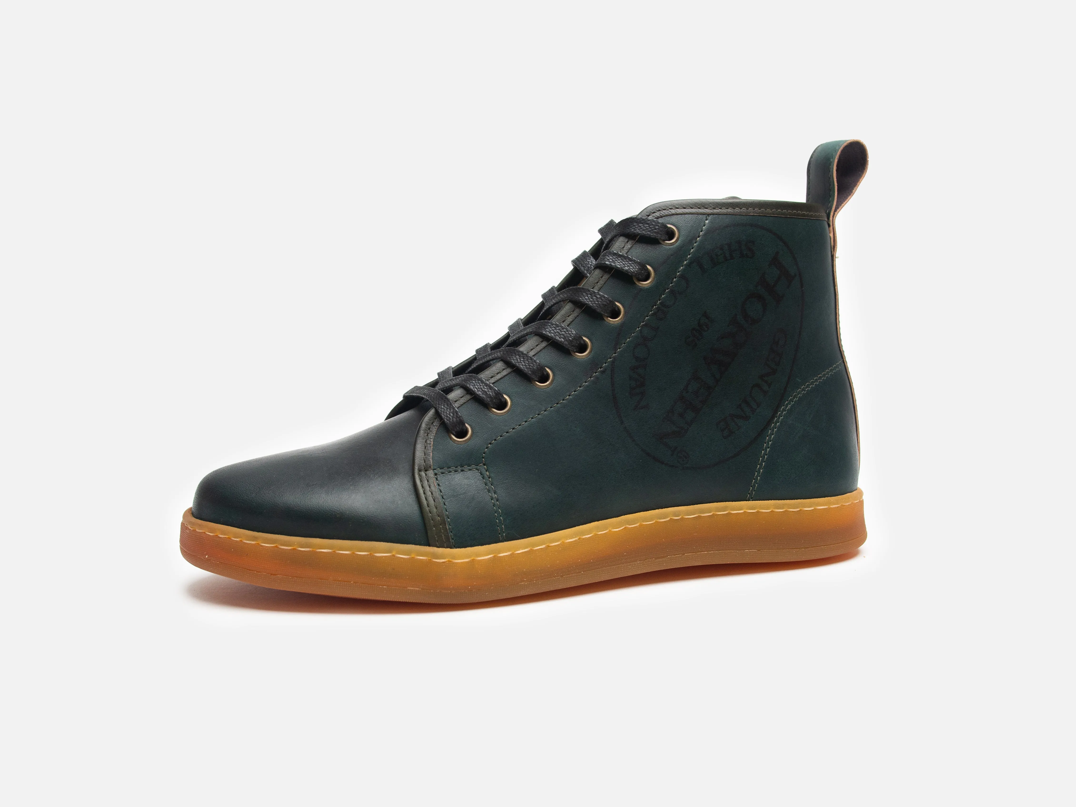 Rose Anvil X GORAL SMUGS High Top Sneaker 2.0 - Shell Cordovan Reverse Black sold by GORAL product image thumbnail 3