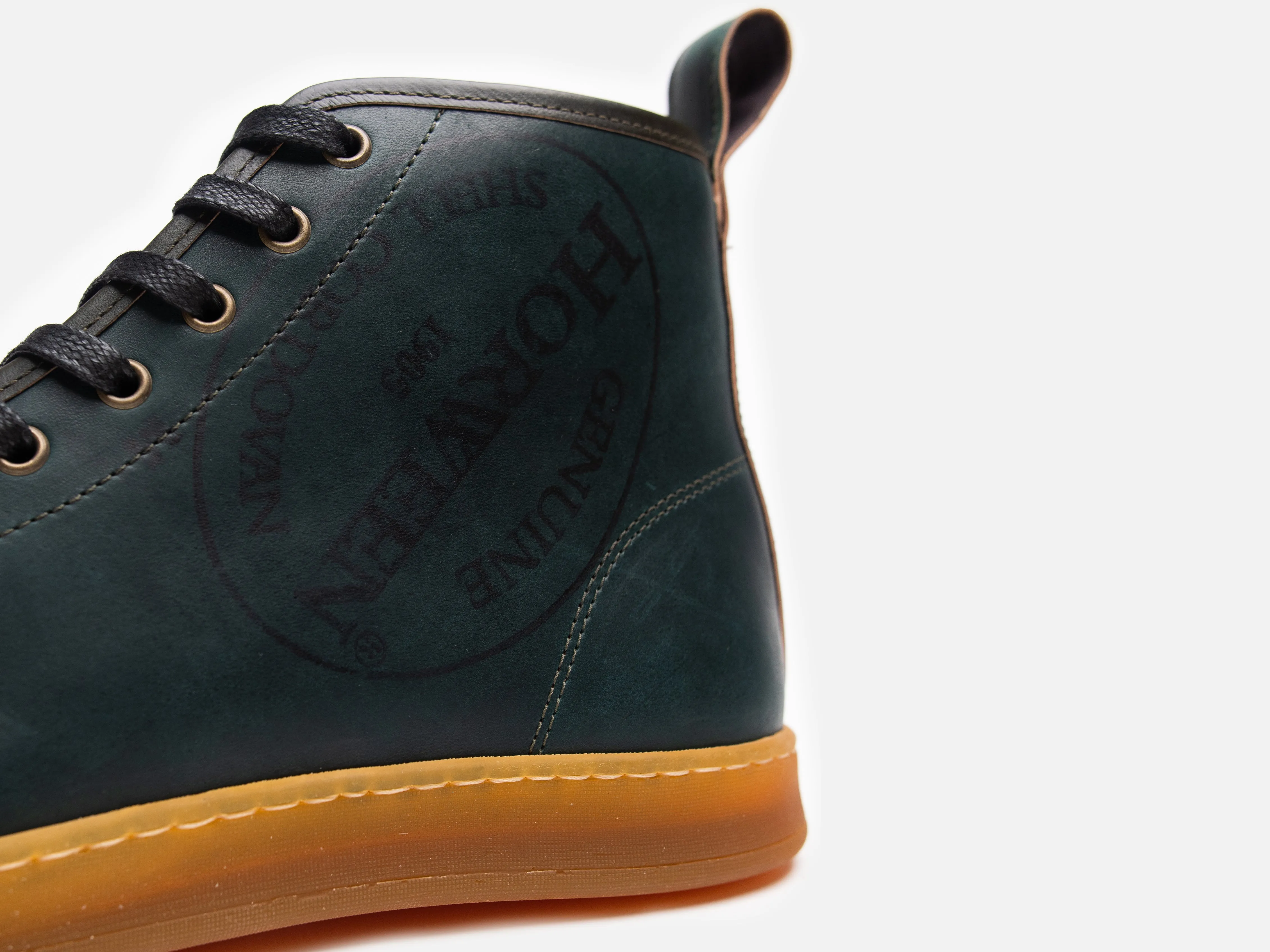 Rose Anvil X GORAL SMUGS High Top Sneaker 2.0 - Shell Cordovan Reverse Black sold by GORAL product image thumbnail 4