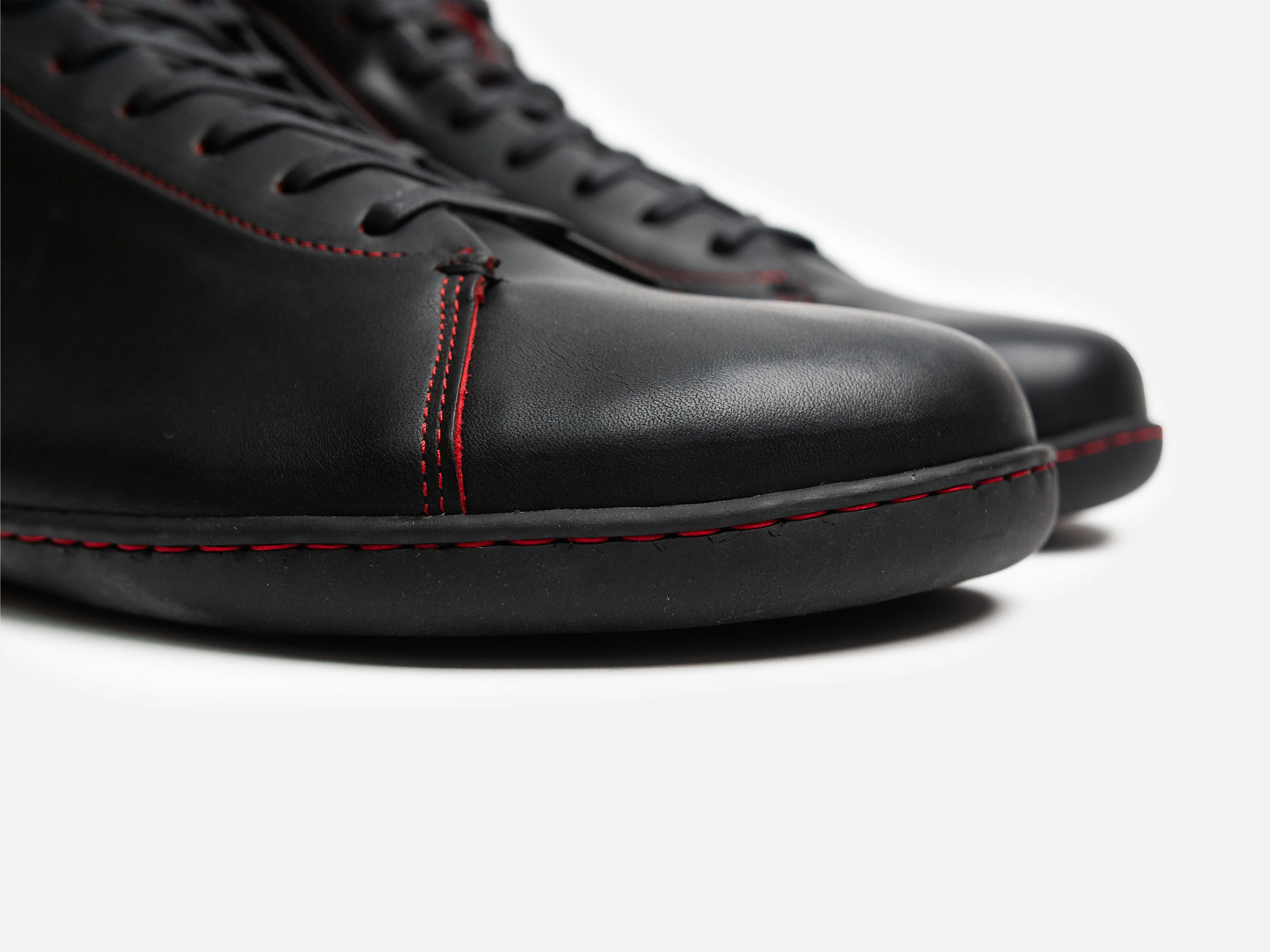 Rose Anvil X GORAL SMUGS Barefoot High Top Blood Core Leather Sneaker PRE-ORDER sold by GORAL product image thumbnail 4