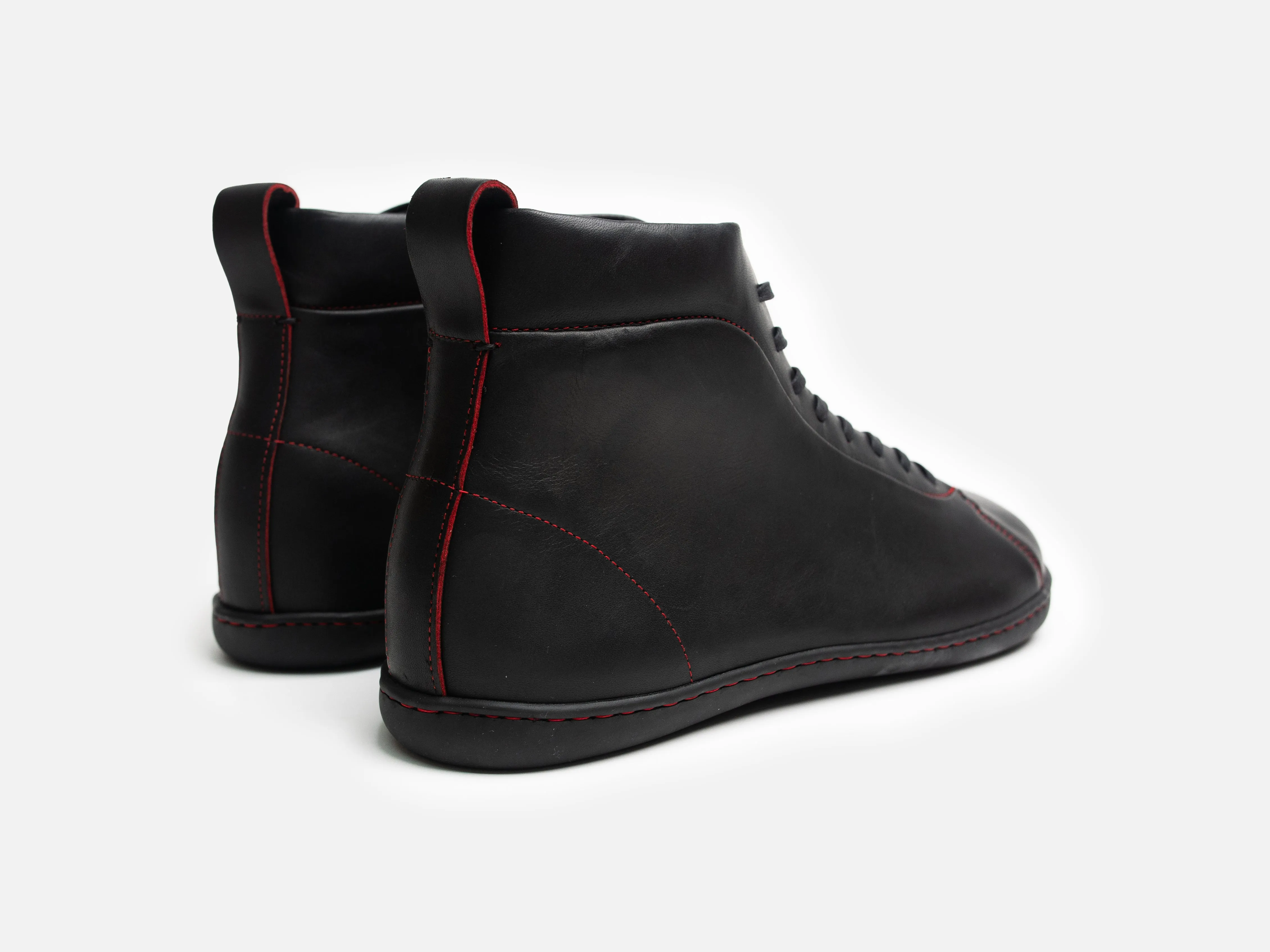 Rose Anvil X GORAL SMUGS Barefoot High Top Blood Core Leather Sneaker PRE-ORDER sold by GORAL product image thumbnail 5