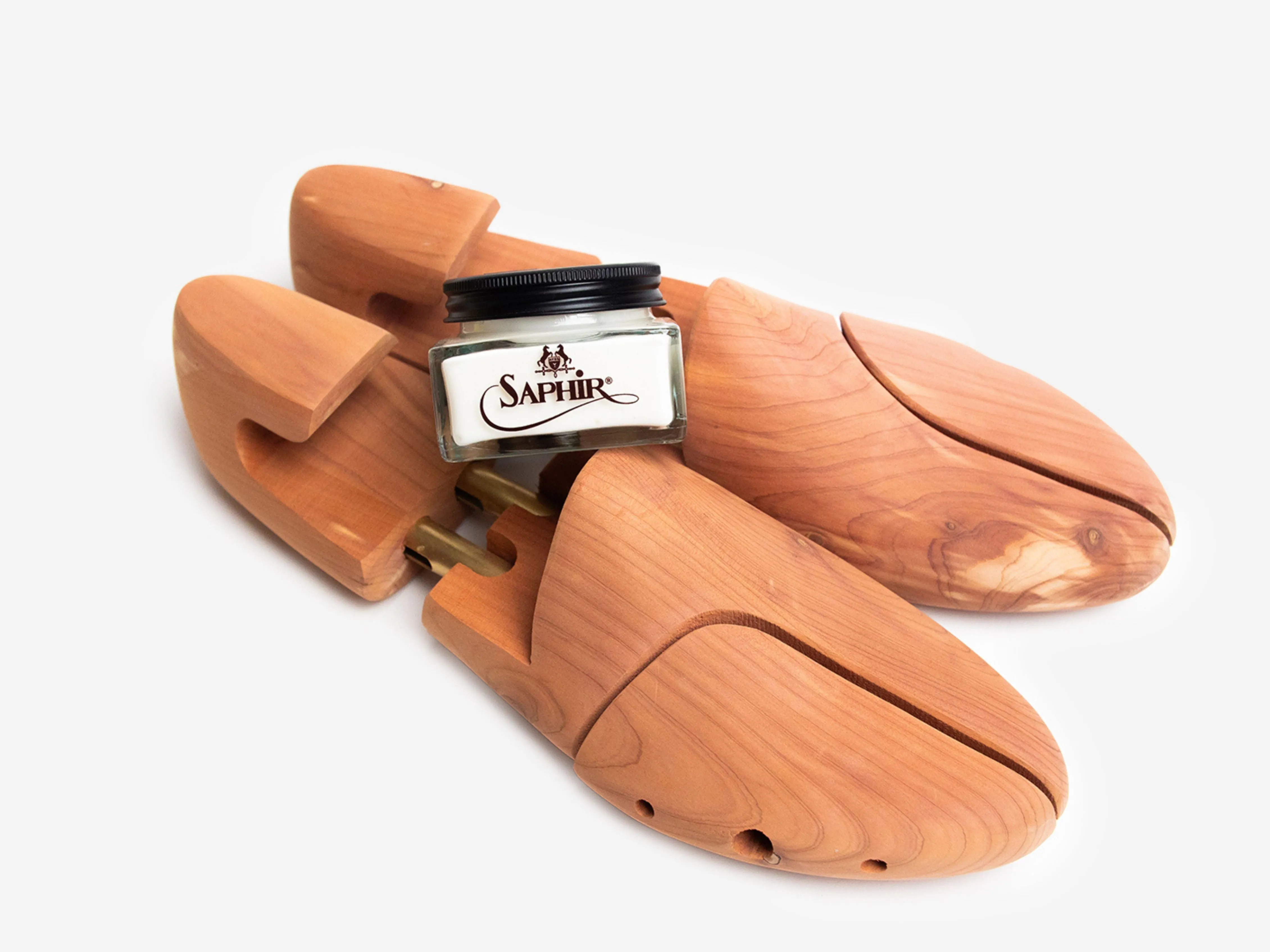 Essentials Care Bundle - Cedar Shoe Trees & Renovator Cream sold by GORAL