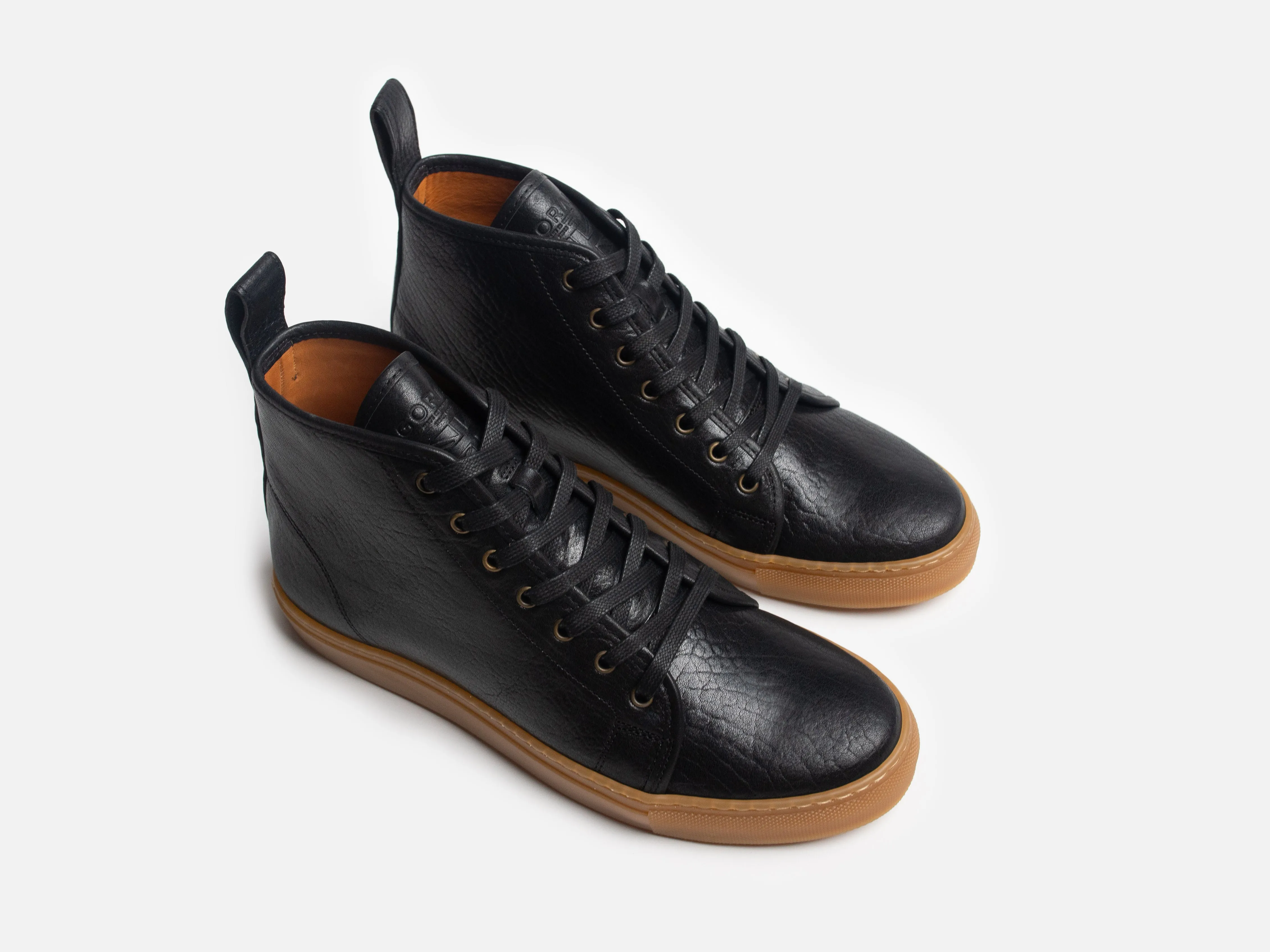 Rose Anvil X GORAL SMUGS High Top Sneaker 2.0 - Horween Aspen Black PRE-ORDER sold by GORAL product image thumbnail 3