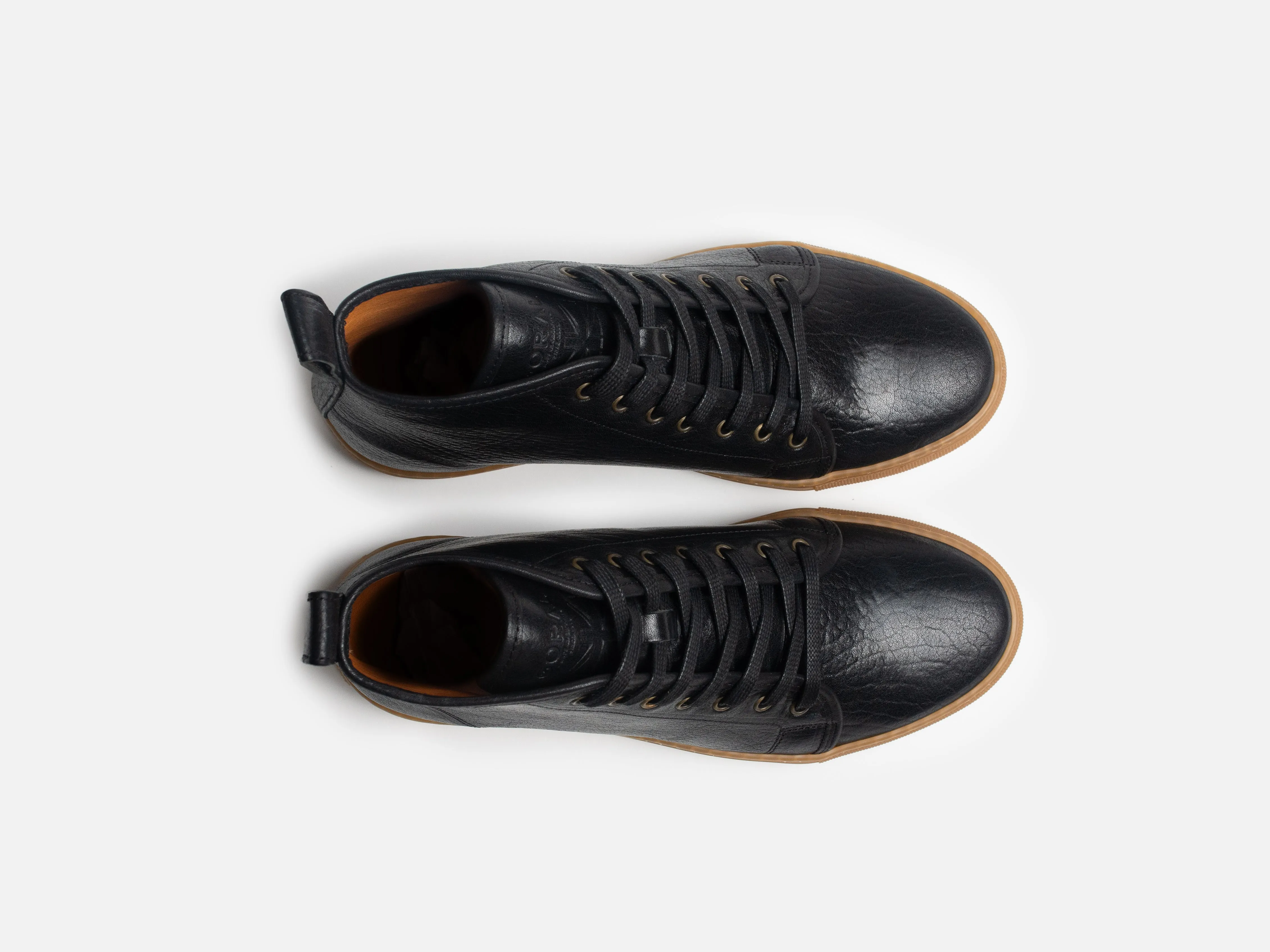Rose Anvil X GORAL SMUGS High Top Sneaker 2.0 - Horween Aspen Black PRE-ORDER sold by GORAL product image thumbnail 4