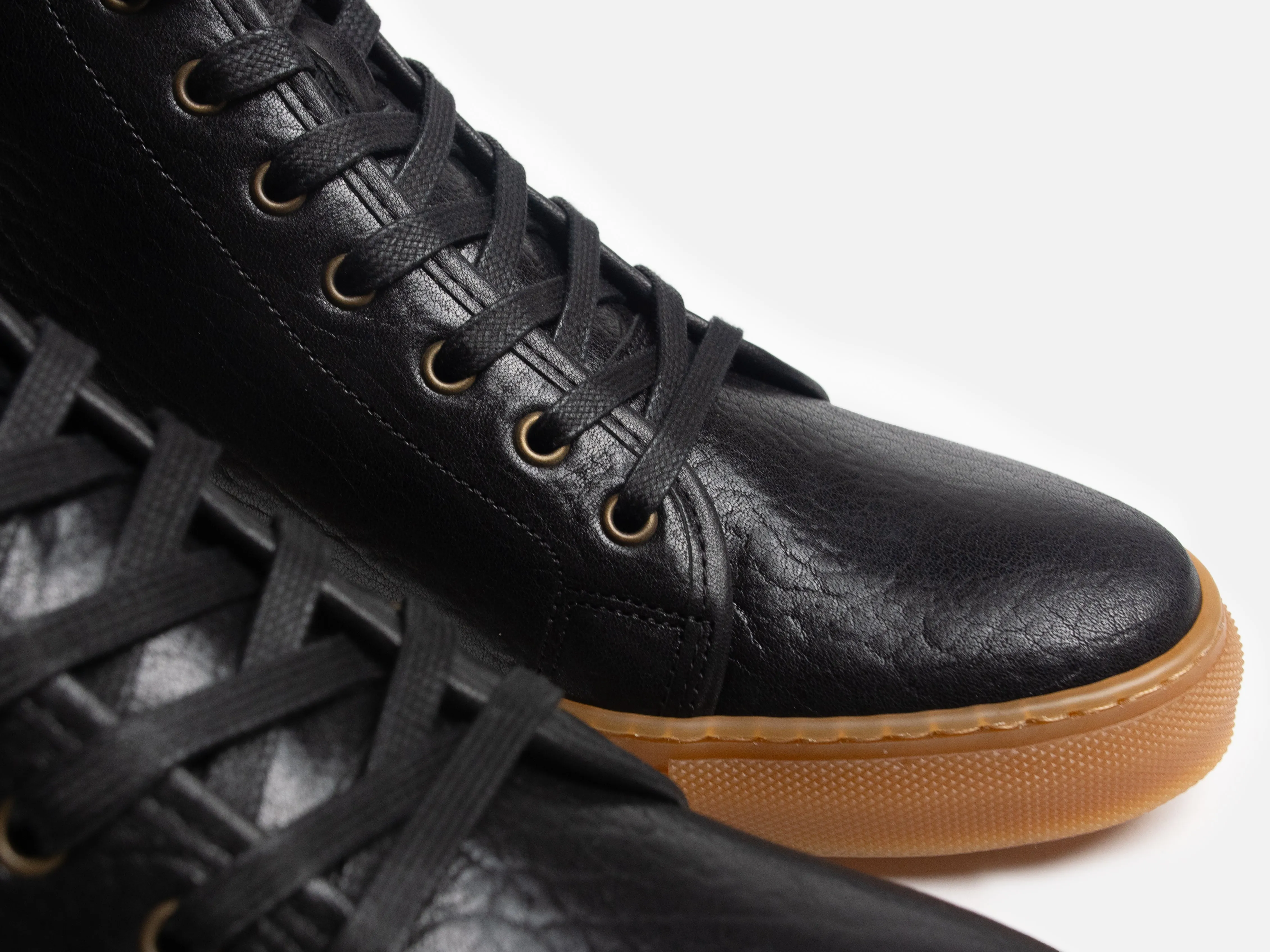 Rose Anvil X GORAL SMUGS High Top Sneaker 2.0 - Horween Aspen Black PRE-ORDER sold by GORAL product image thumbnail 5