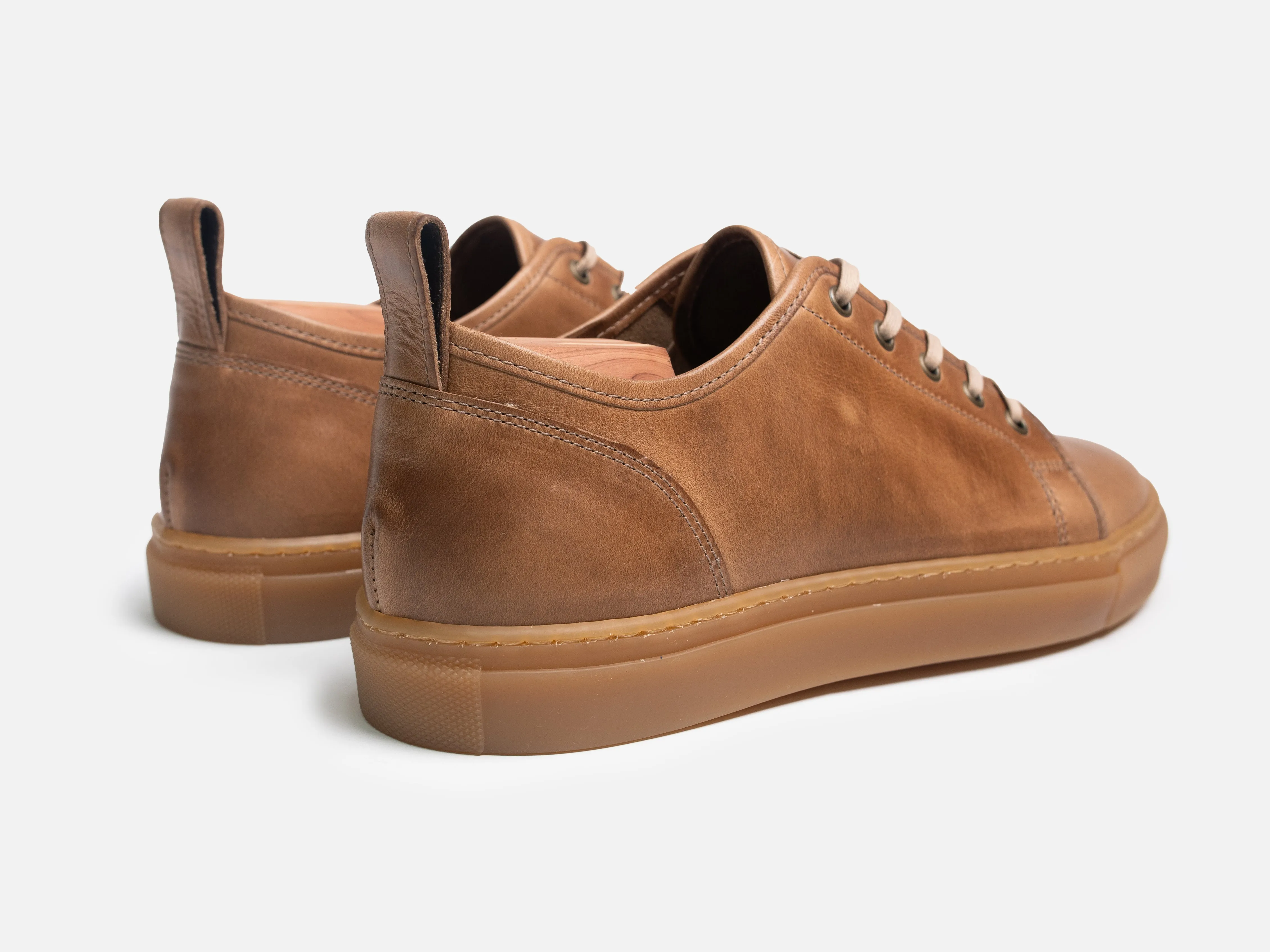 Rose Anvil X GORAL SMUGS Low Top Sneaker - Horween Natural PRE-ORDER sold by GORAL product image thumbnail 3
