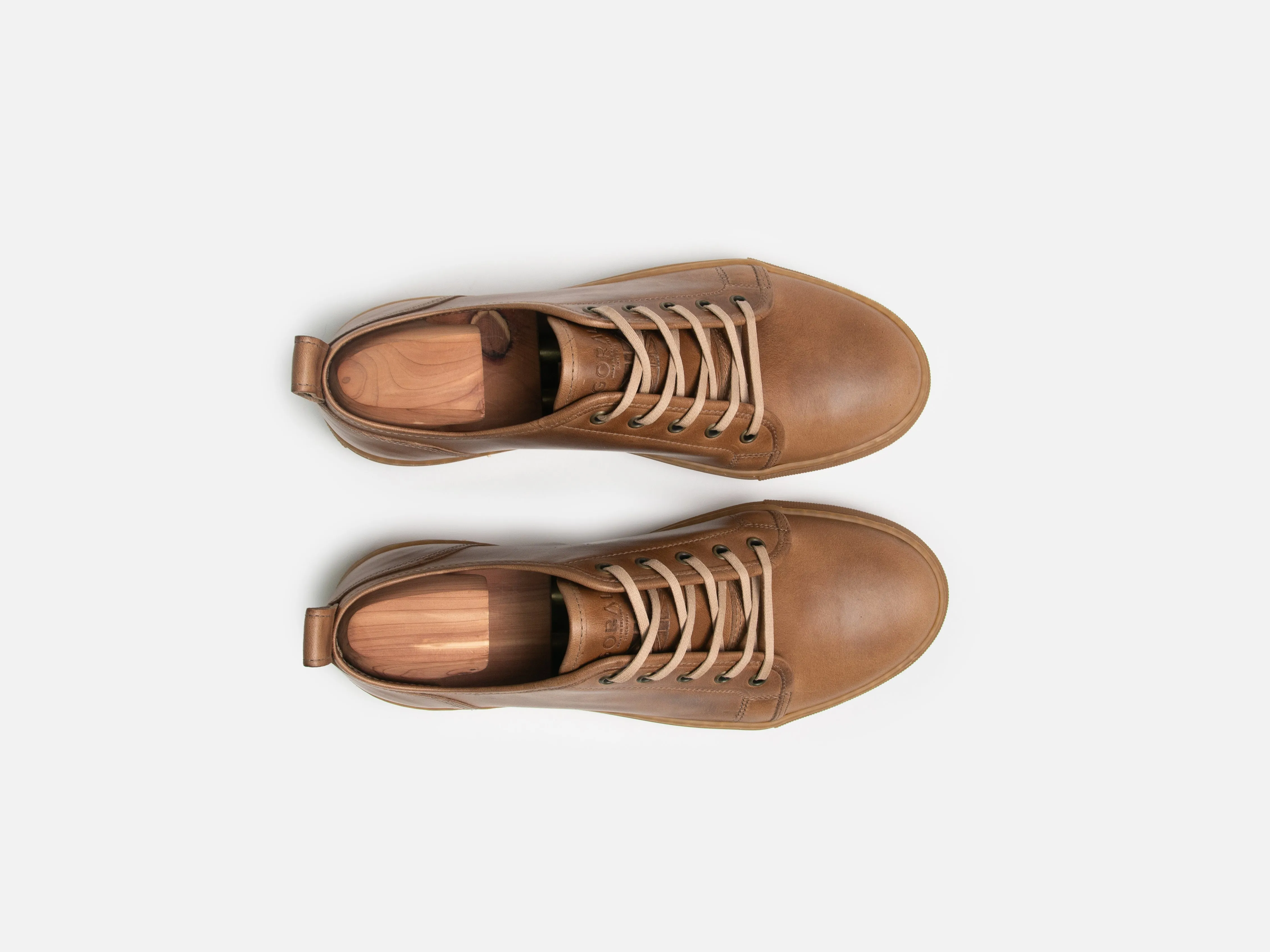 Rose Anvil X GORAL SMUGS Low Top Sneaker - Horween Natural PRE-ORDER sold by GORAL product image thumbnail 4