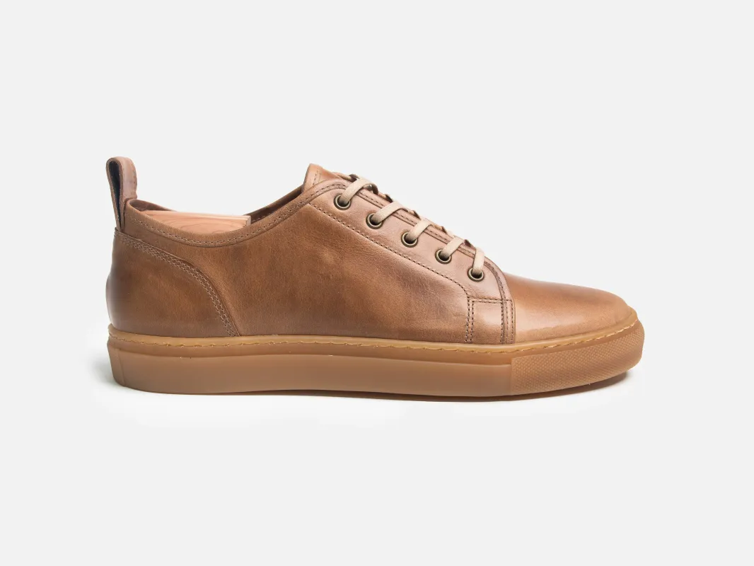 Rose Anvil X GORAL SMUGS Low Top Sneaker - Horween Natural PRE-ORDER sold by GORAL