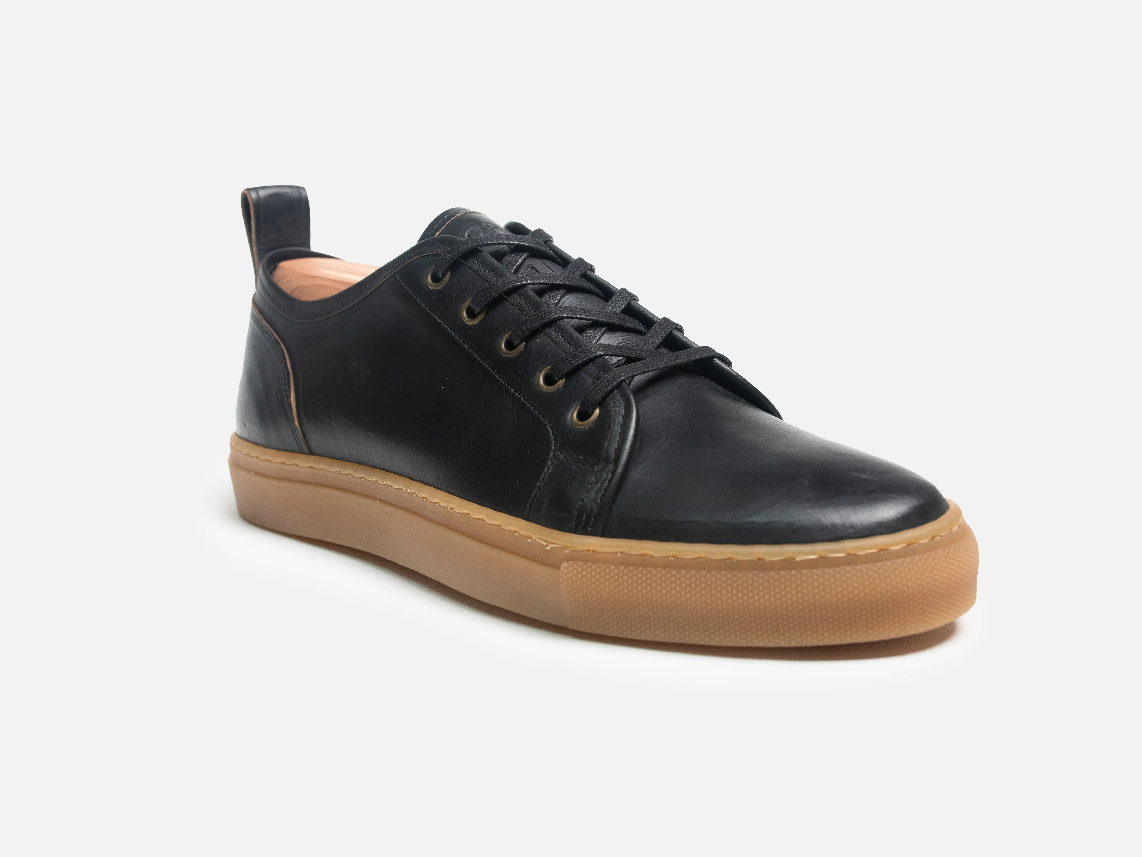 Rose Anvil X GORAL SMUGS Low Top Sneaker - Horween Black PRE-ORDER sold by GORAL product image thumbnail 4
