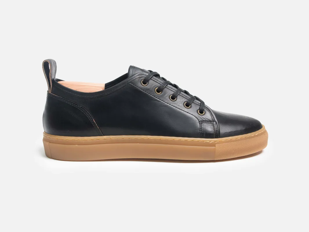 Rose Anvil X GORAL SMUGS Low Top Sneaker - Horween Black PRE-ORDER sold by GORAL