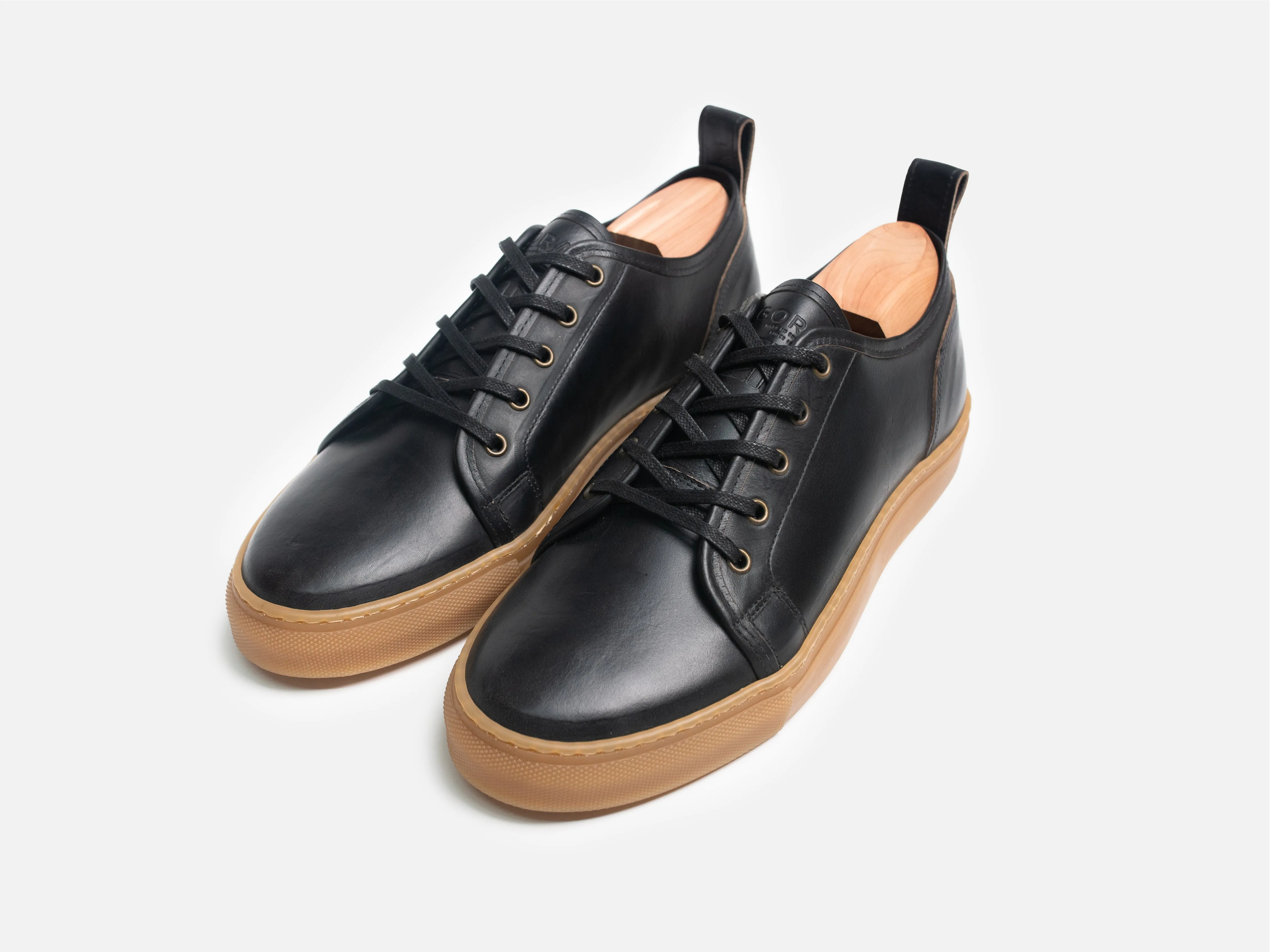 Rose Anvil X GORAL SMUGS Low Top Sneaker - Horween Black PRE-ORDER sold by GORAL product image thumbnail 2