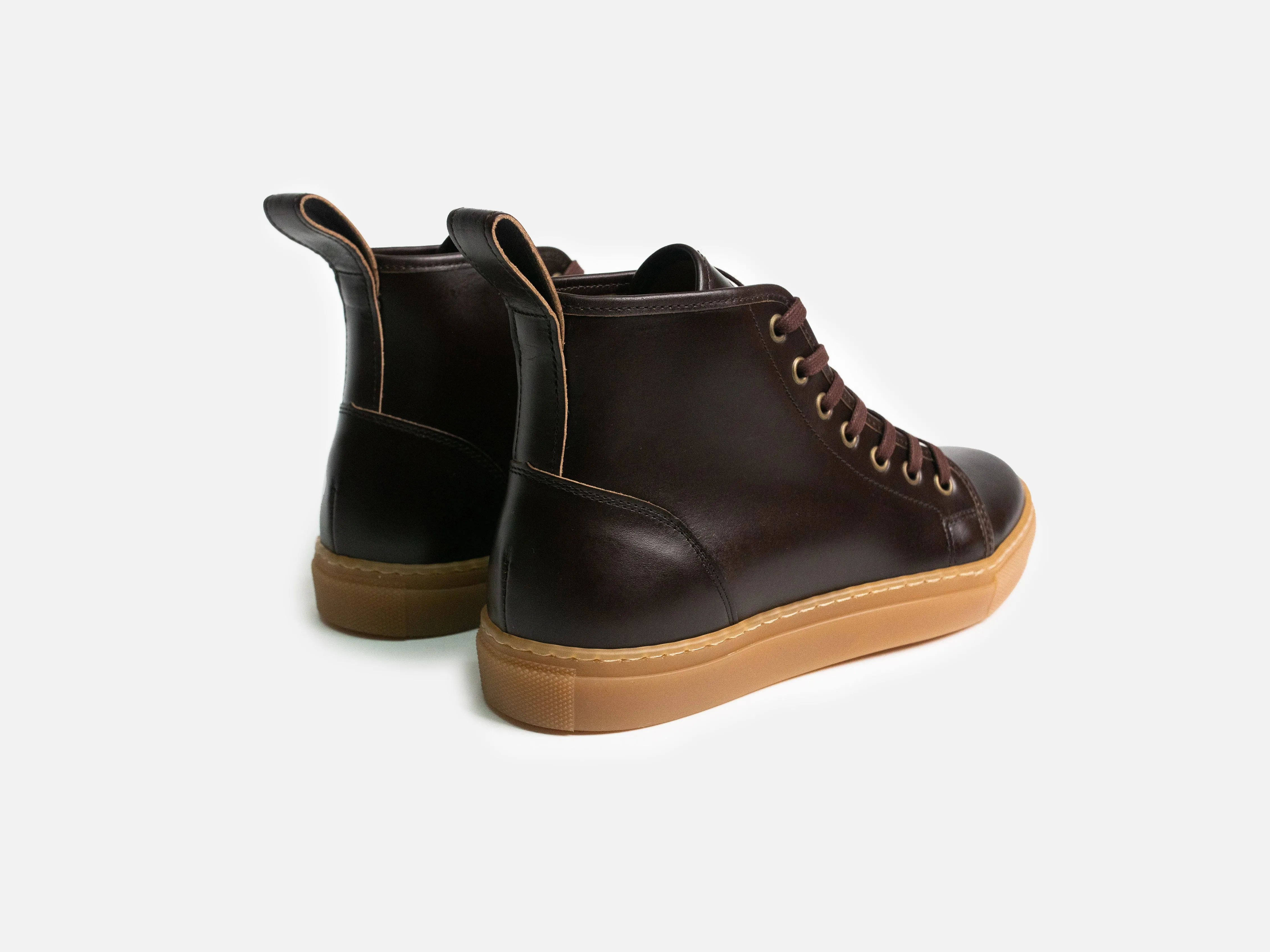 EYAM High Top Sneaker - Charles F Stead Beaumont Dark Brown (Womens) sold by GORAL product image thumbnail 4