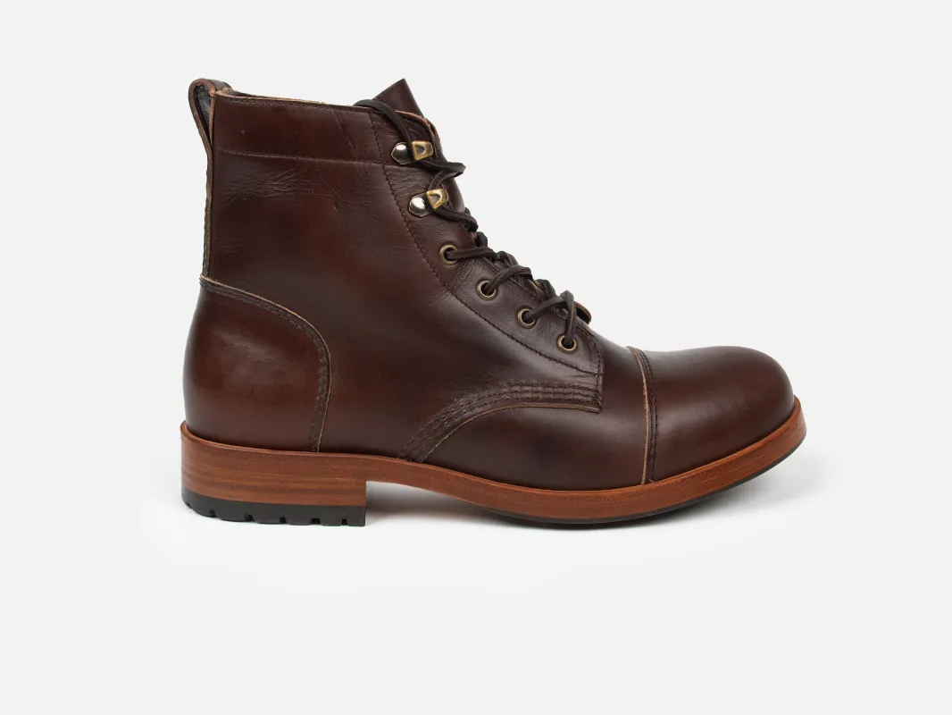 The MATLOCK Service Boot - Horween Dark Brown Leather made by GORAL