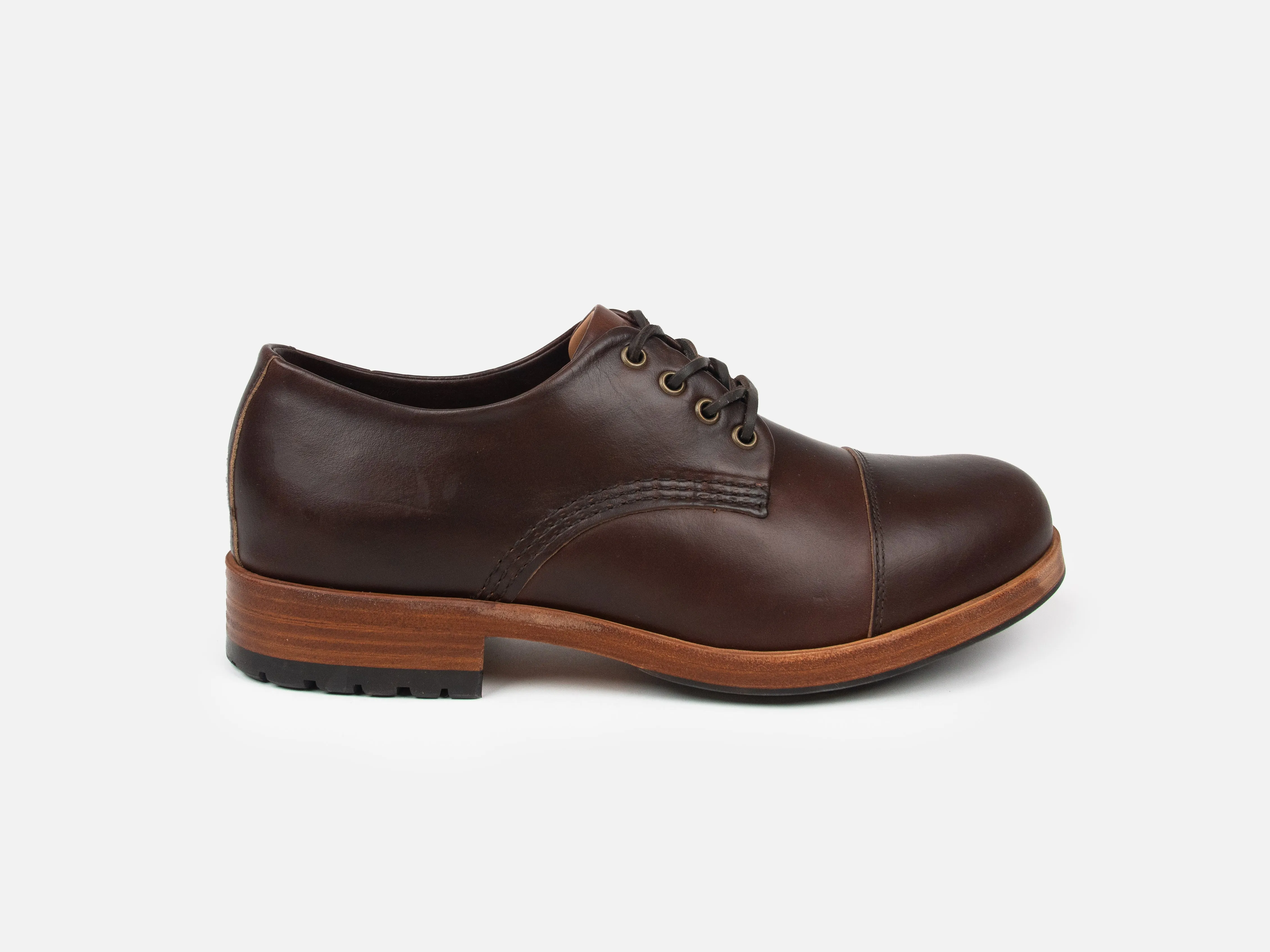 The CASTLETON Shoe - Horween Dark Brown Leather sold by GORAL