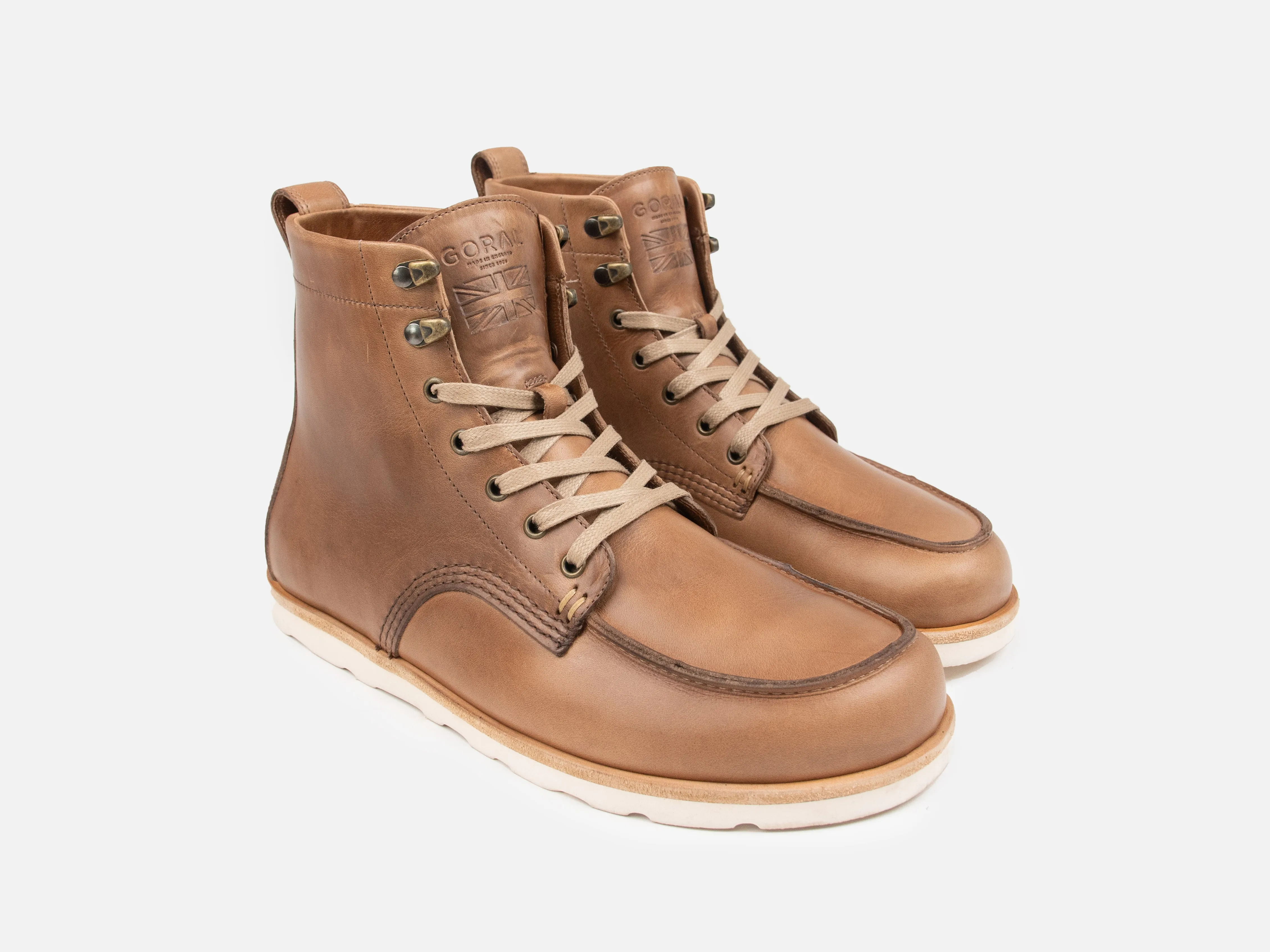 PORTER Barefoot Apron Boot - Natural Horween Chromexcel Leather sold by GORAL product image thumbnail 2