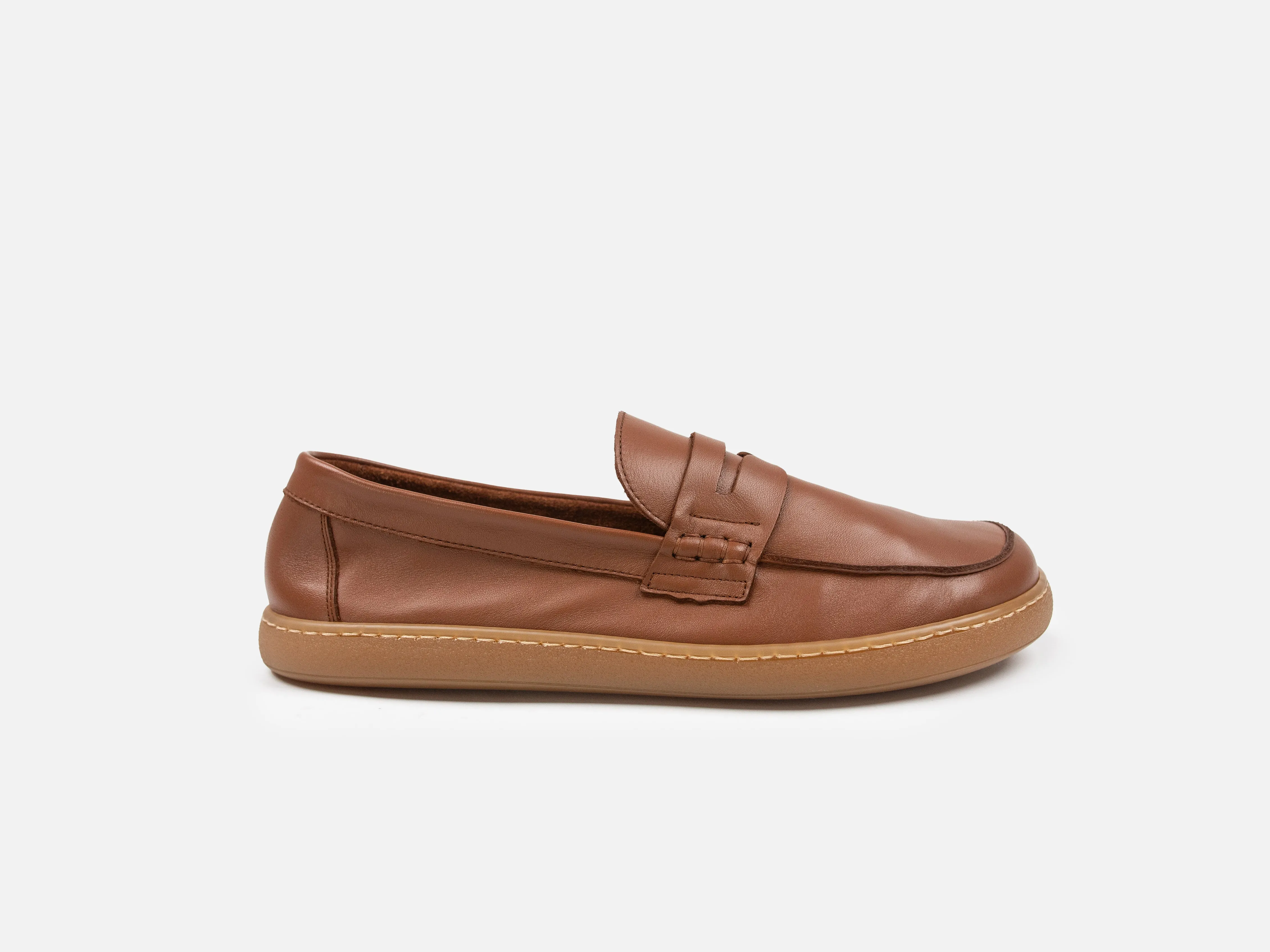 ASLIN Barefoot Loafer - Natural Calfskin Nappa Leather sold by GORAL