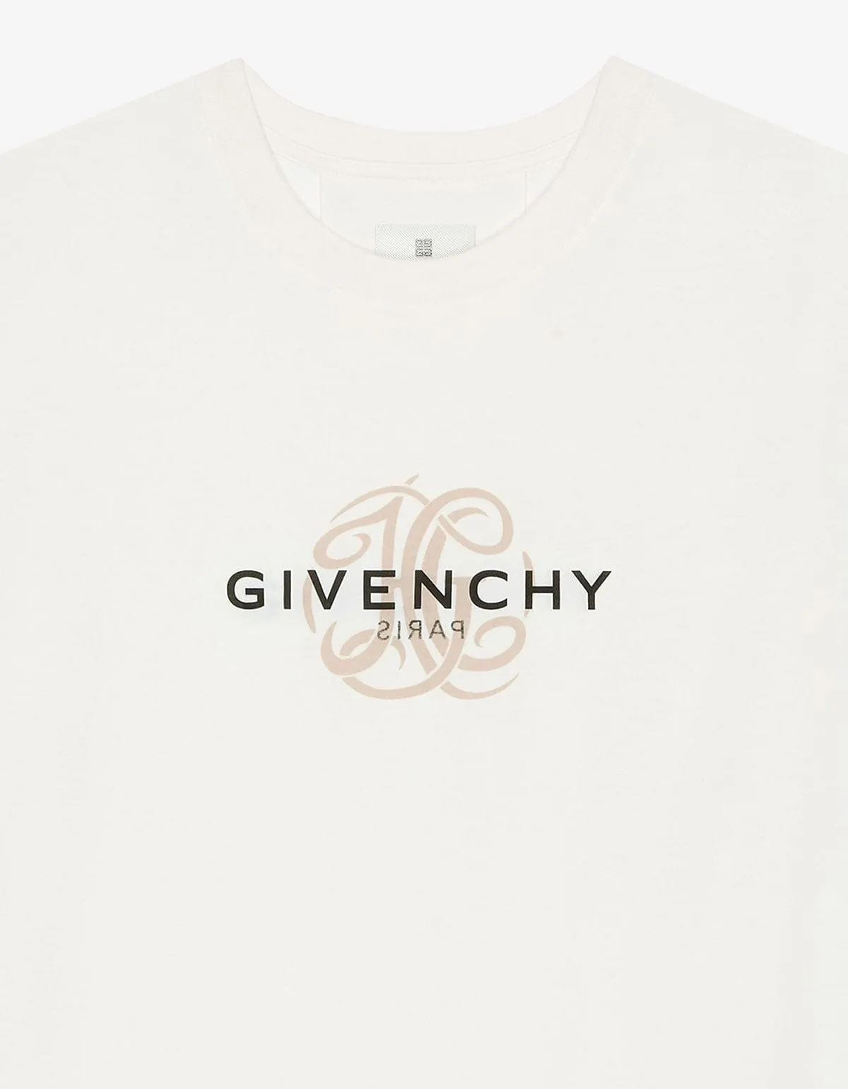 Givenchy White Reverse Logo T-Shirt sold by Zoo Fashions product image thumbnail 4