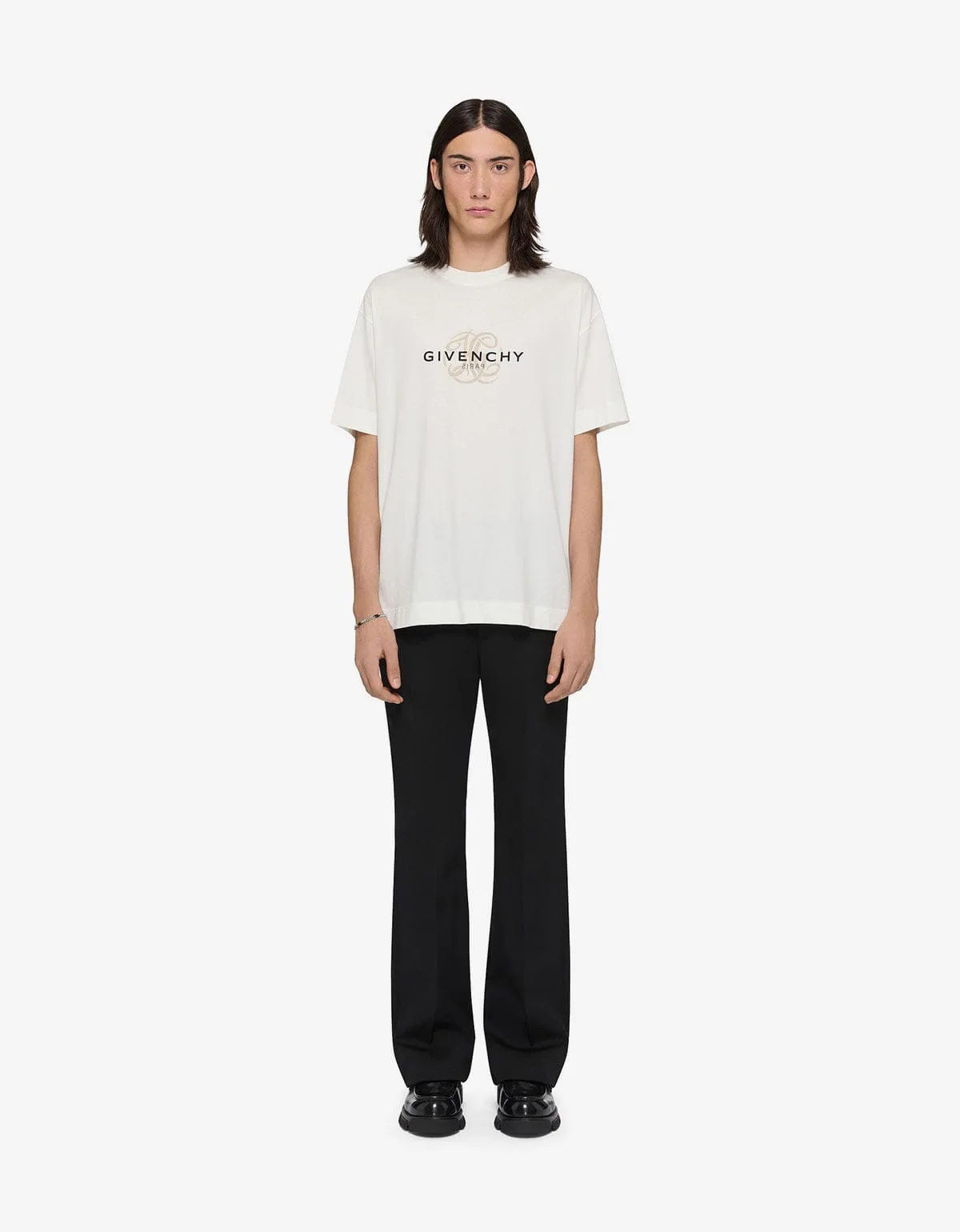 Givenchy White Reverse Logo T-Shirt sold by Zoo Fashions product image thumbnail 2