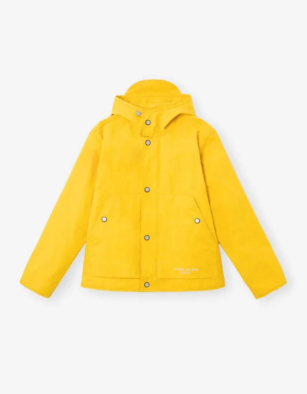 Stone Island Marina Yellow Short Parka sold by Zoo Fashions