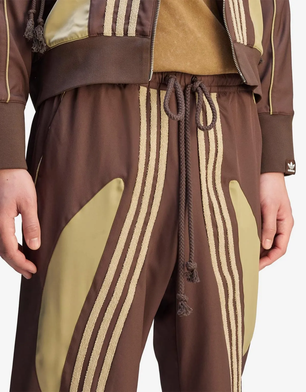 SFTM x Adidas 005 Brown Spring Woven Joggers sold by Zoo Fashions product image thumbnail 5