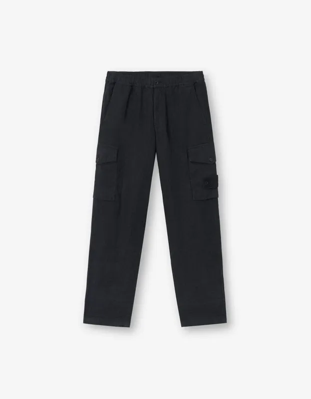 Stone Island Ghost Blue Cargo Trousers sold by Zoo Fashions