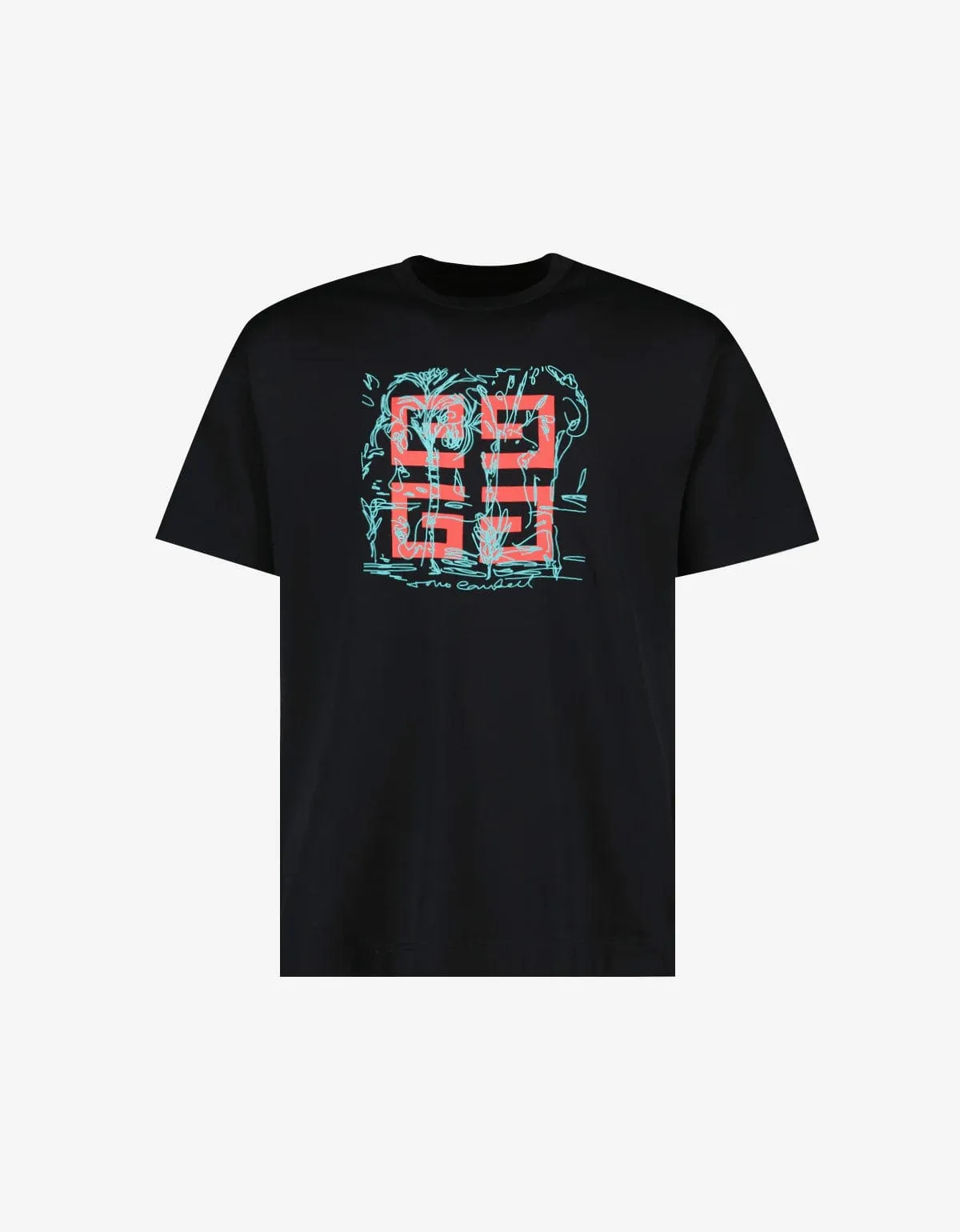 Givenchy Black 4G Logo Print T-Shirt sold by Zoo Fashions