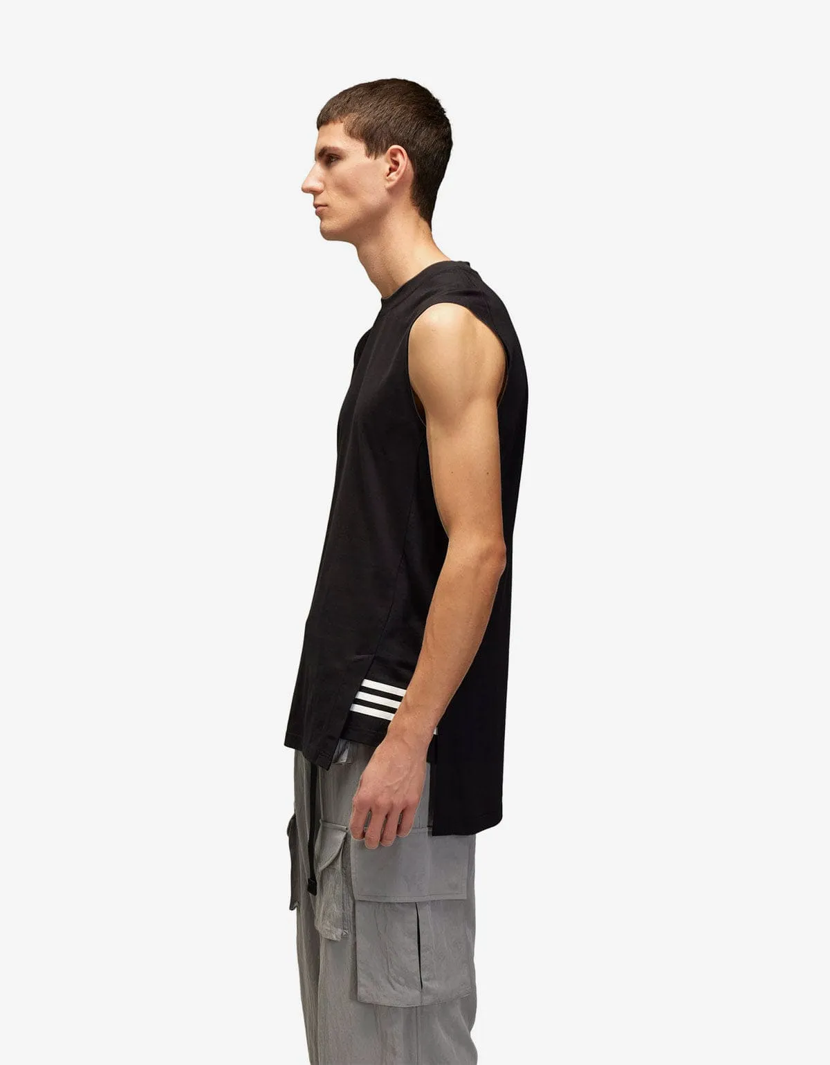 Y-3 Black Tank Top sold by Zoo Fashions product image thumbnail 5